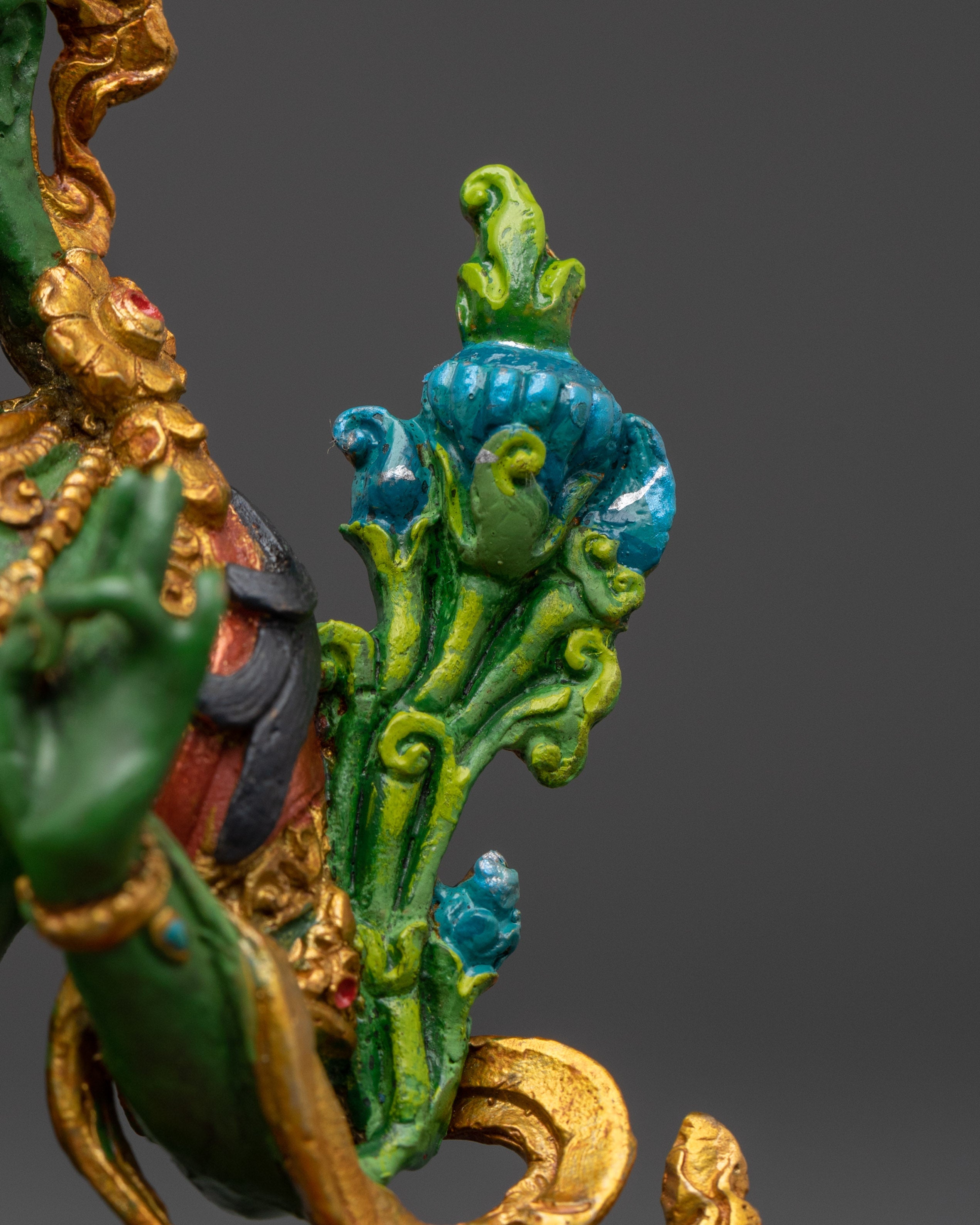 Traditional Green Tara Statue | Goddess of Compassion