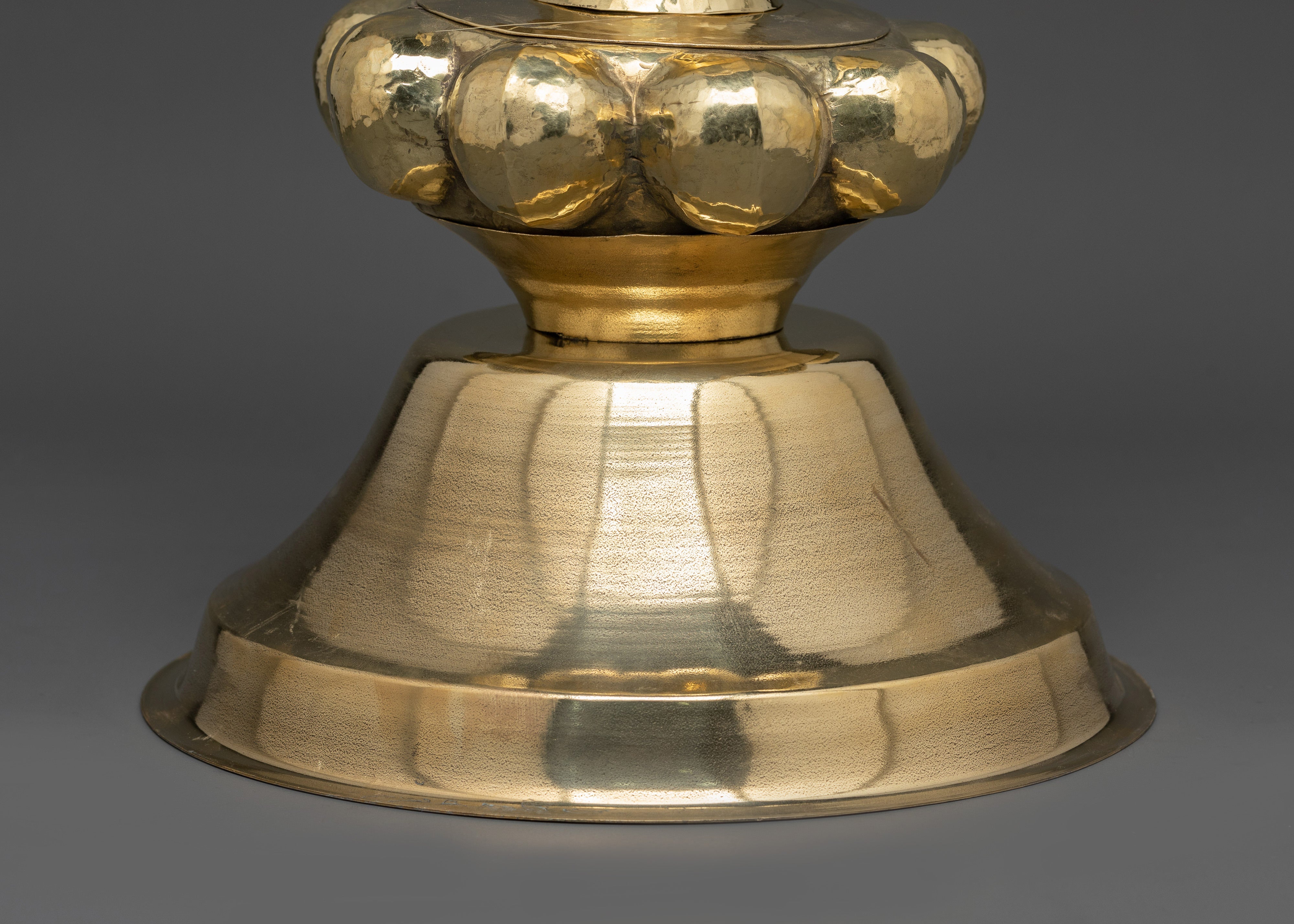 Large Handcrafted Brass Gajur | Sacred Temples and Shrines