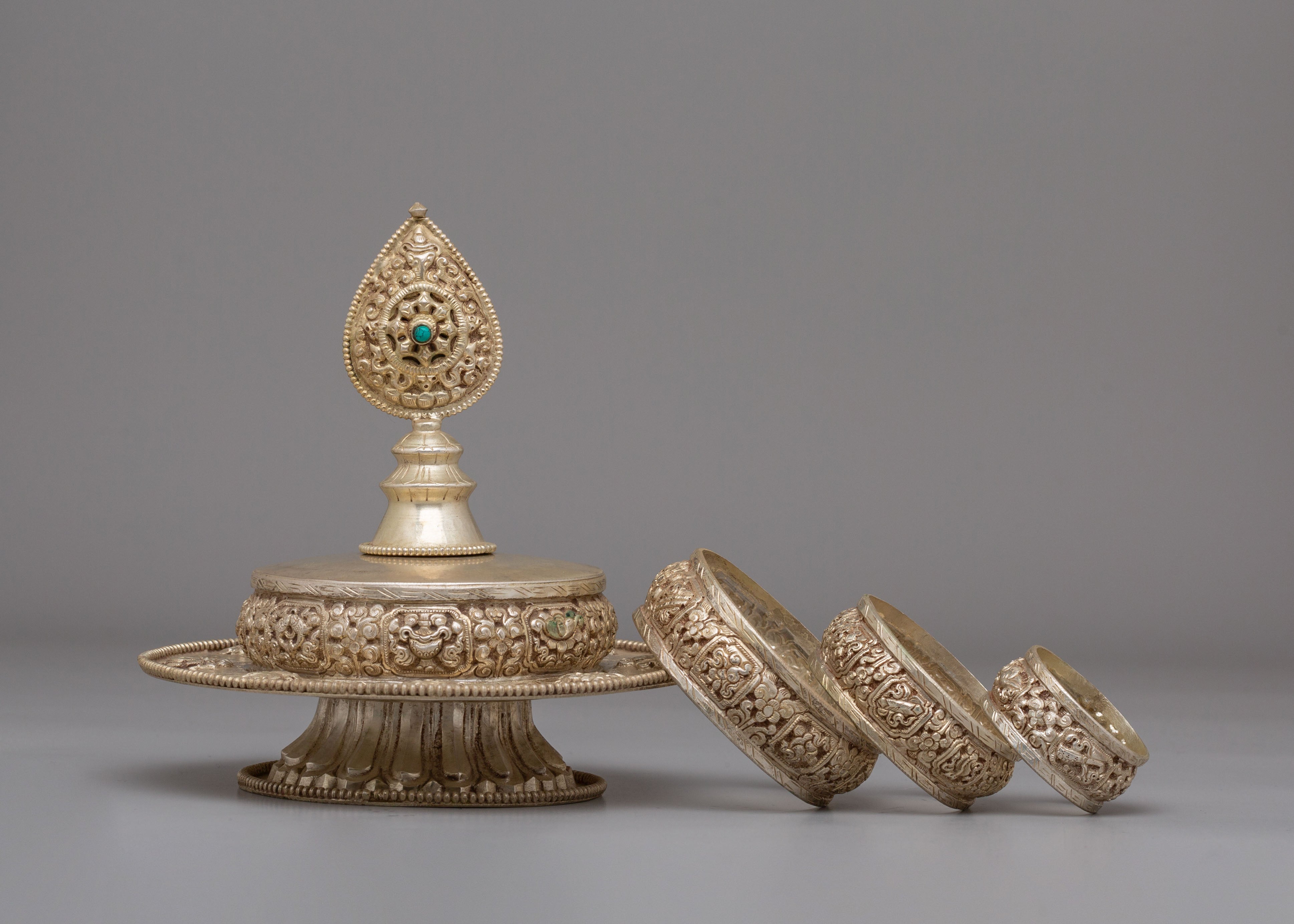 Buddhist Altar Mandala Offering | Sacred Ritual Art