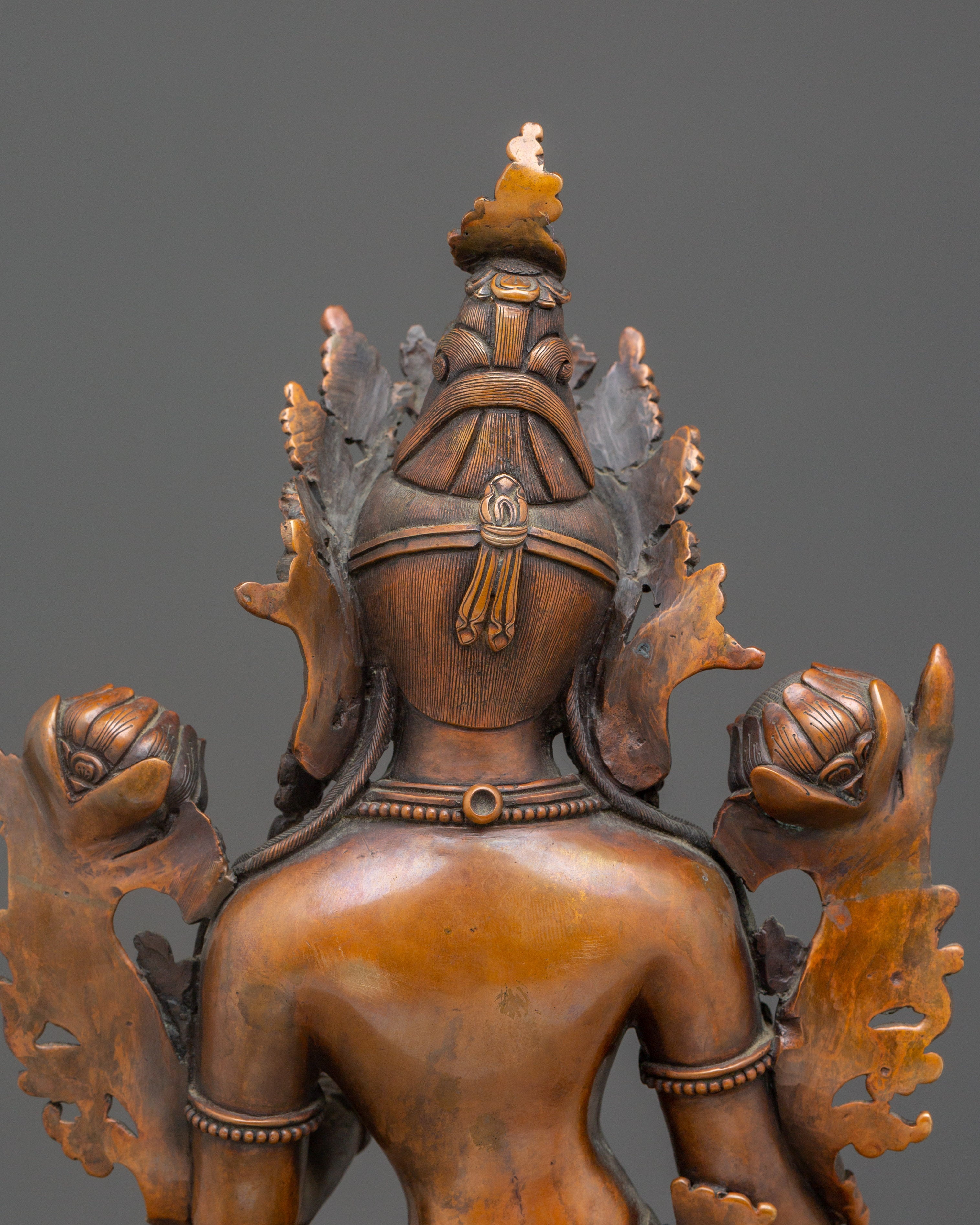 Sacred Mother of Liberation Standing Green Tara Statue | Mother of All Buddhas