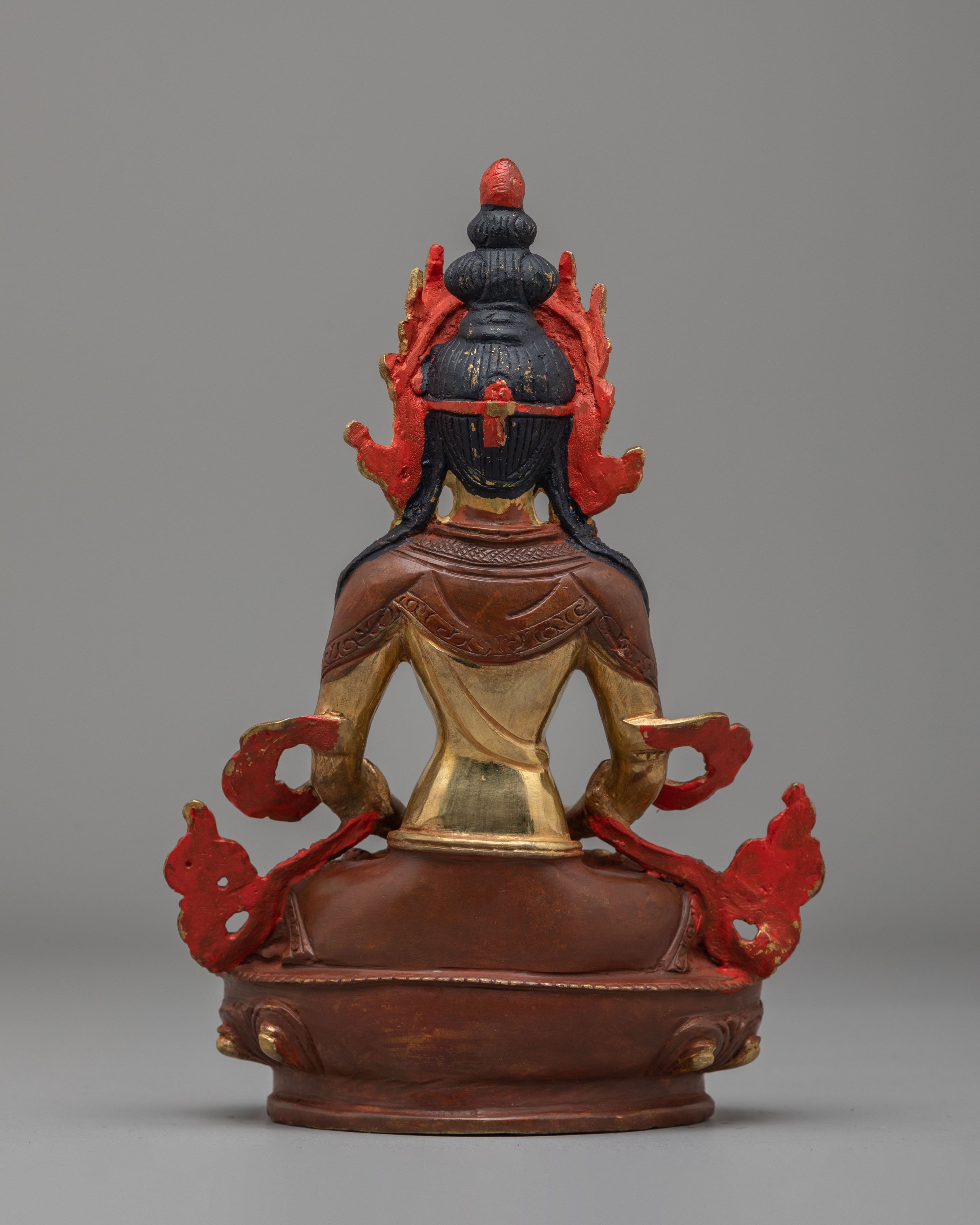 Spiritual Amitayus Sculpture | Divine Deity of Longevity
