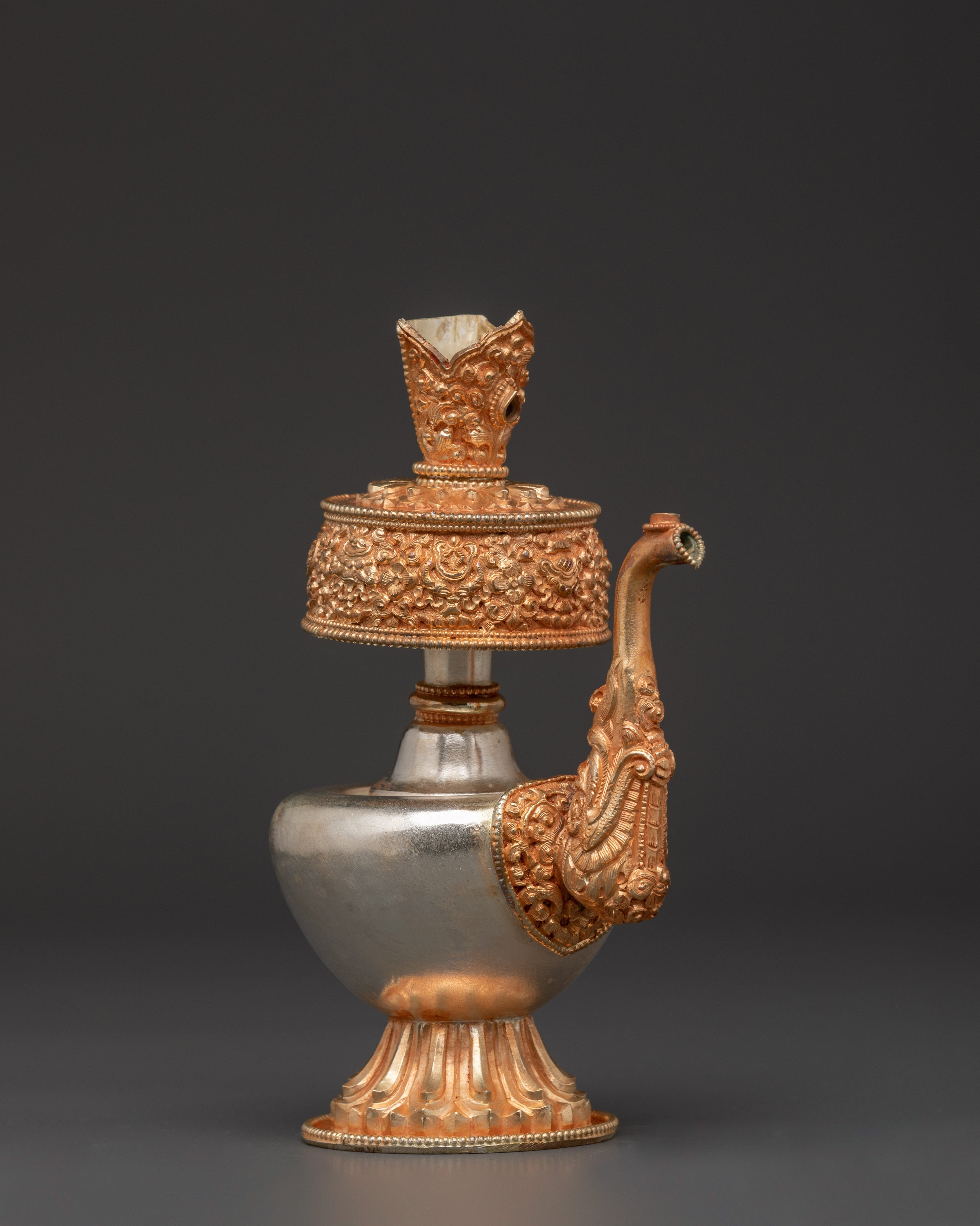 Handcrafted Bhumpa Ritual Vase | Buddhist Ritual Offering Vessel