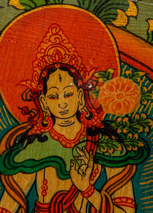 White Tara Wall Hanging | Symbol of Compassion and Healing