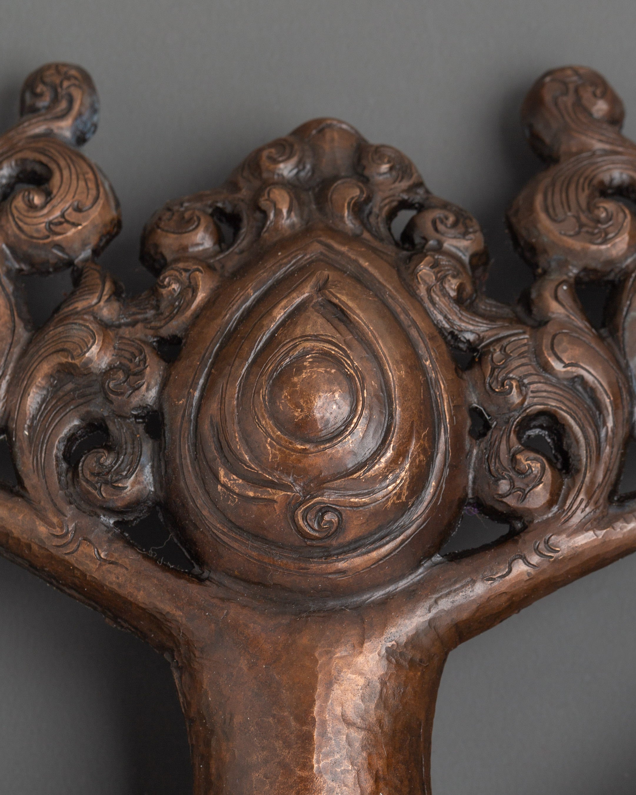 Tibetan Oxidized Mask for Ritual | Perfect for Sacred Spaces and Home Decor