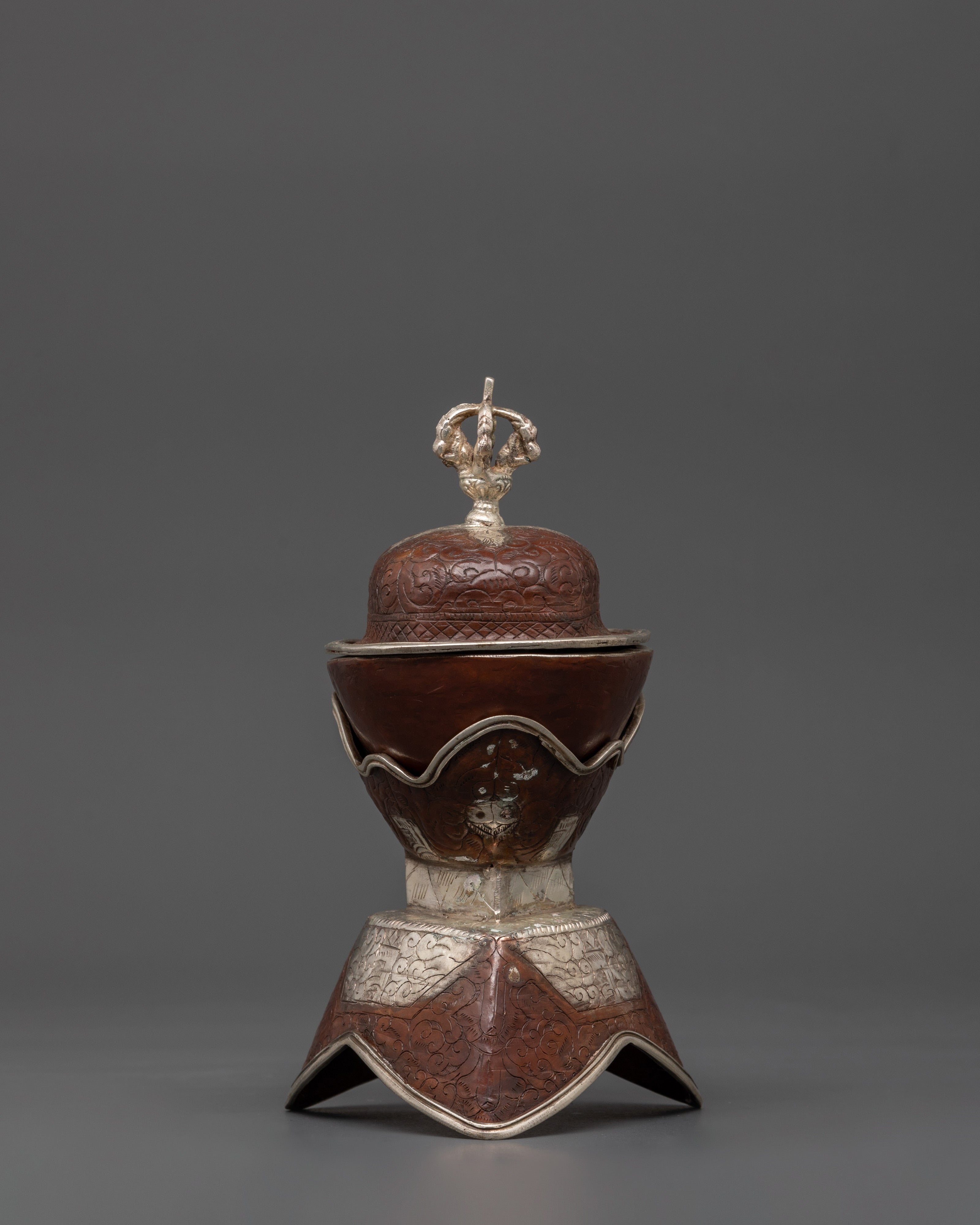Sacred Tibetan Kapala Ritual Cup