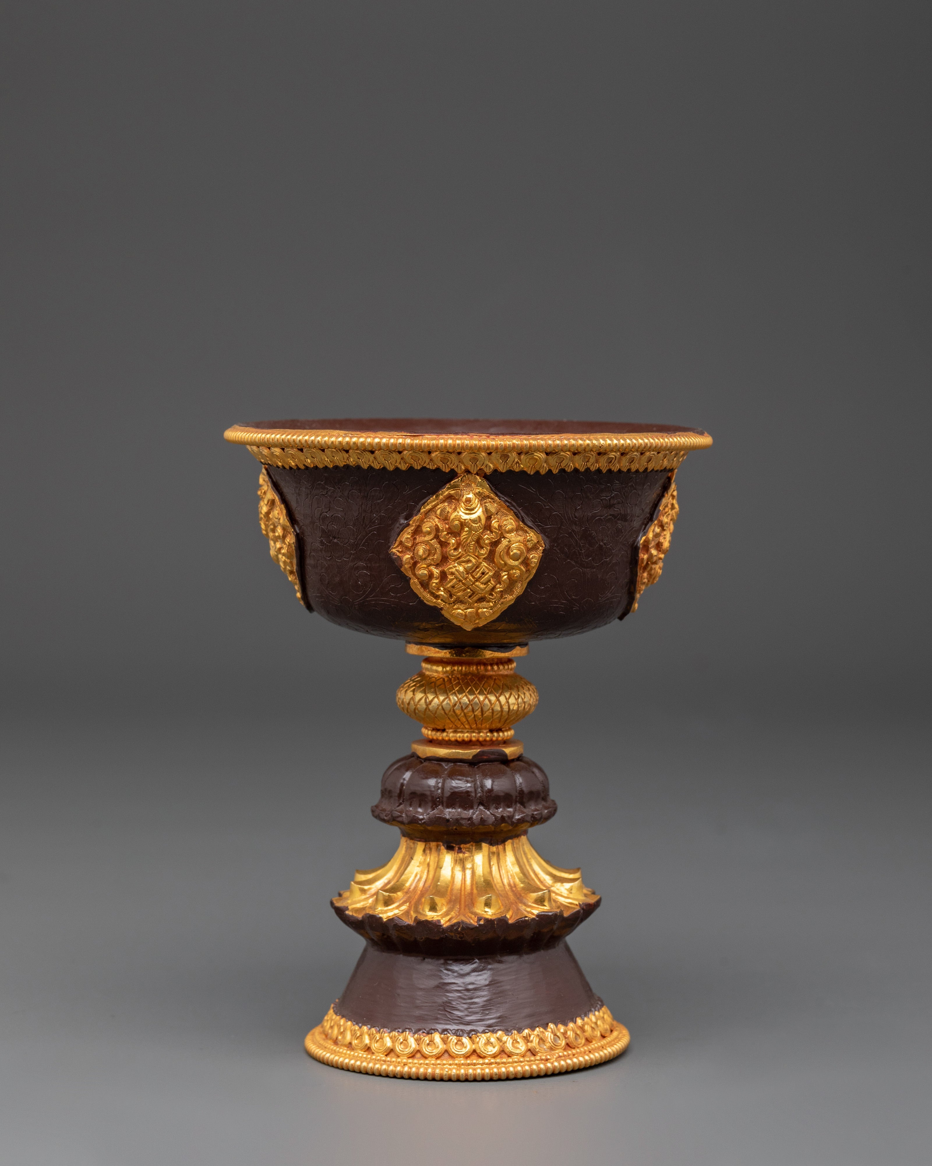 Buddhist Ritual Butter Lamp Set | Traditional Tibetan Spiritual Lamp