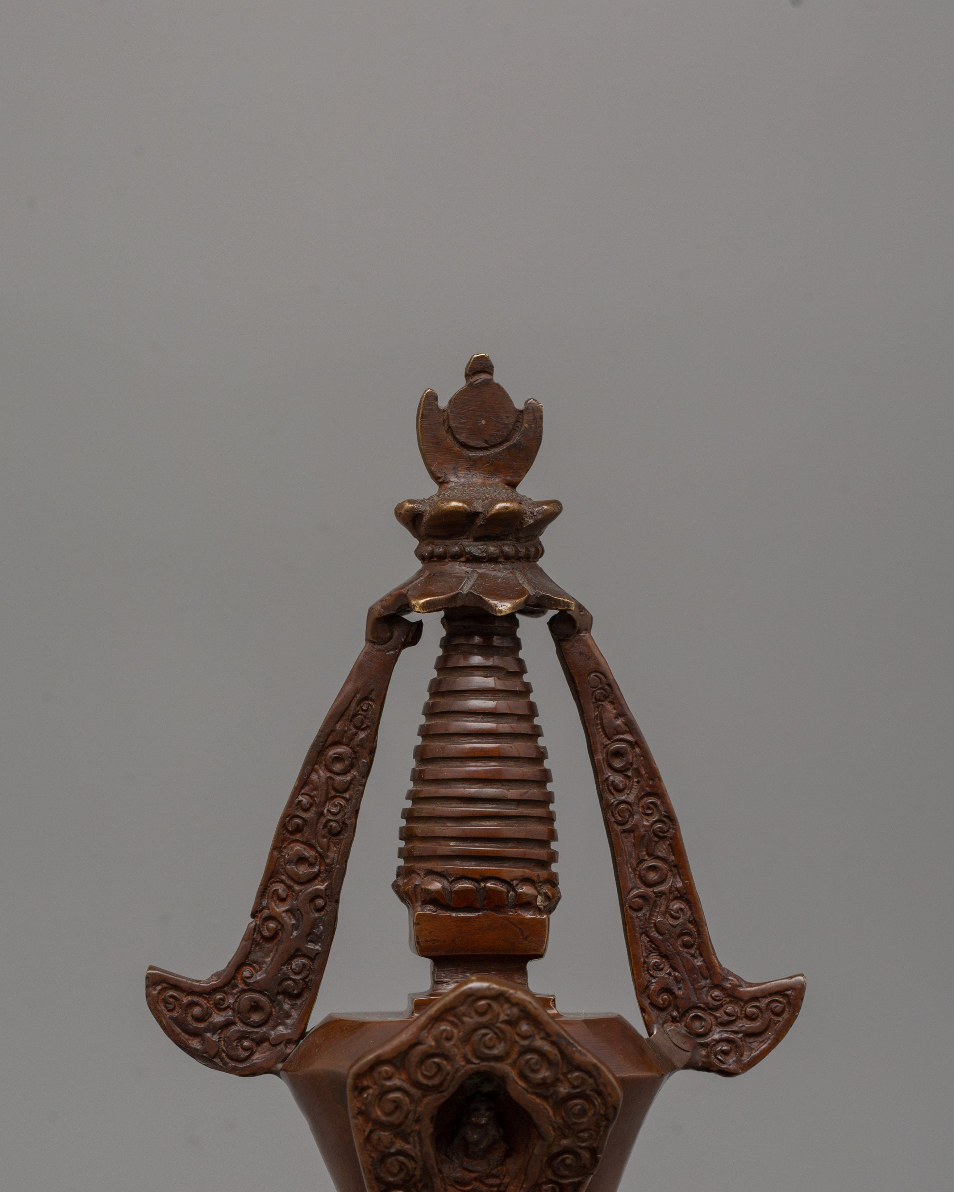 Traditionally Hand-Carved Stupa | A Sacred Symbol of Buddhist Wisdom