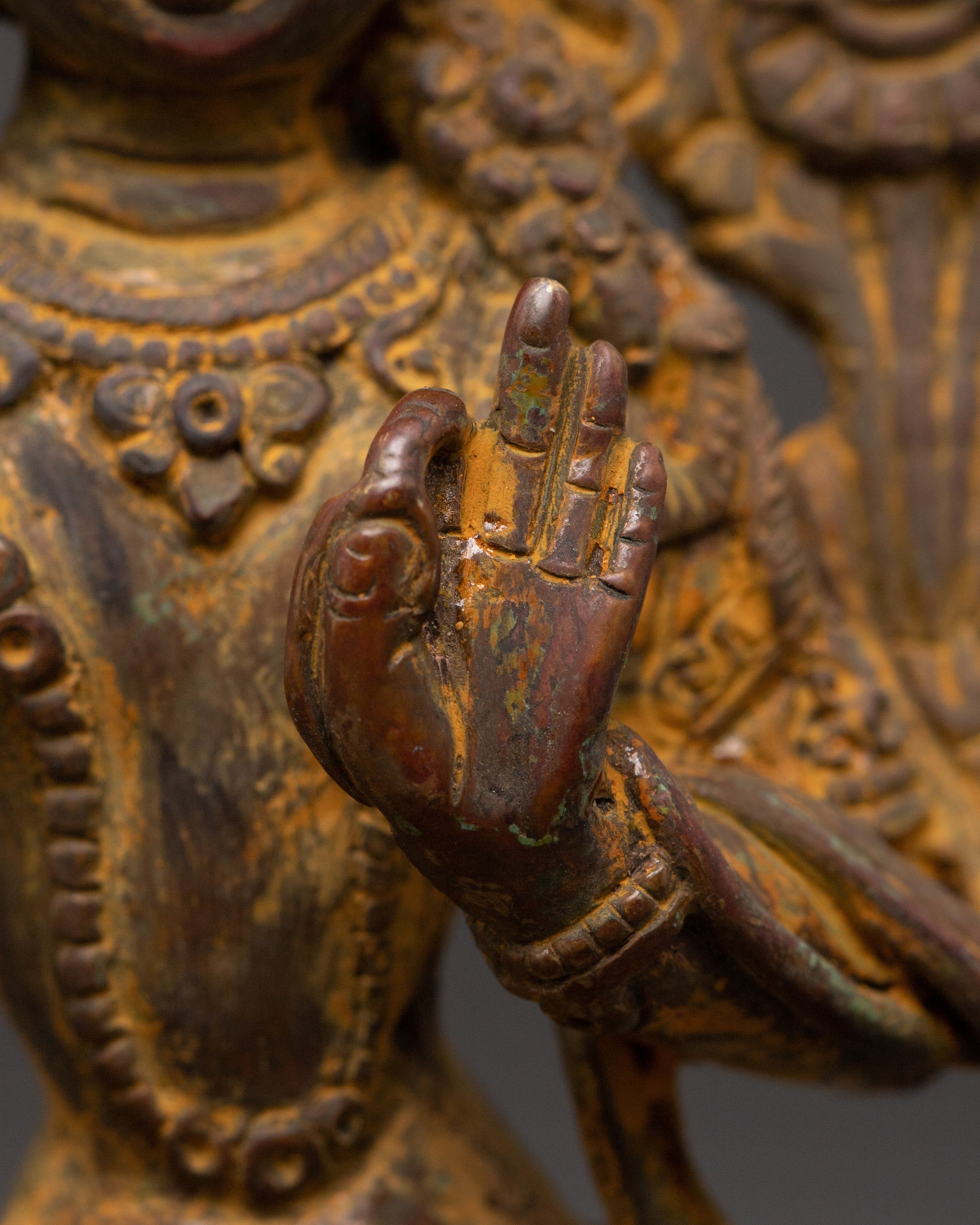 Manjushri, The Bodhisattva of Wisdom | Deity Wielding a Flaming Sword