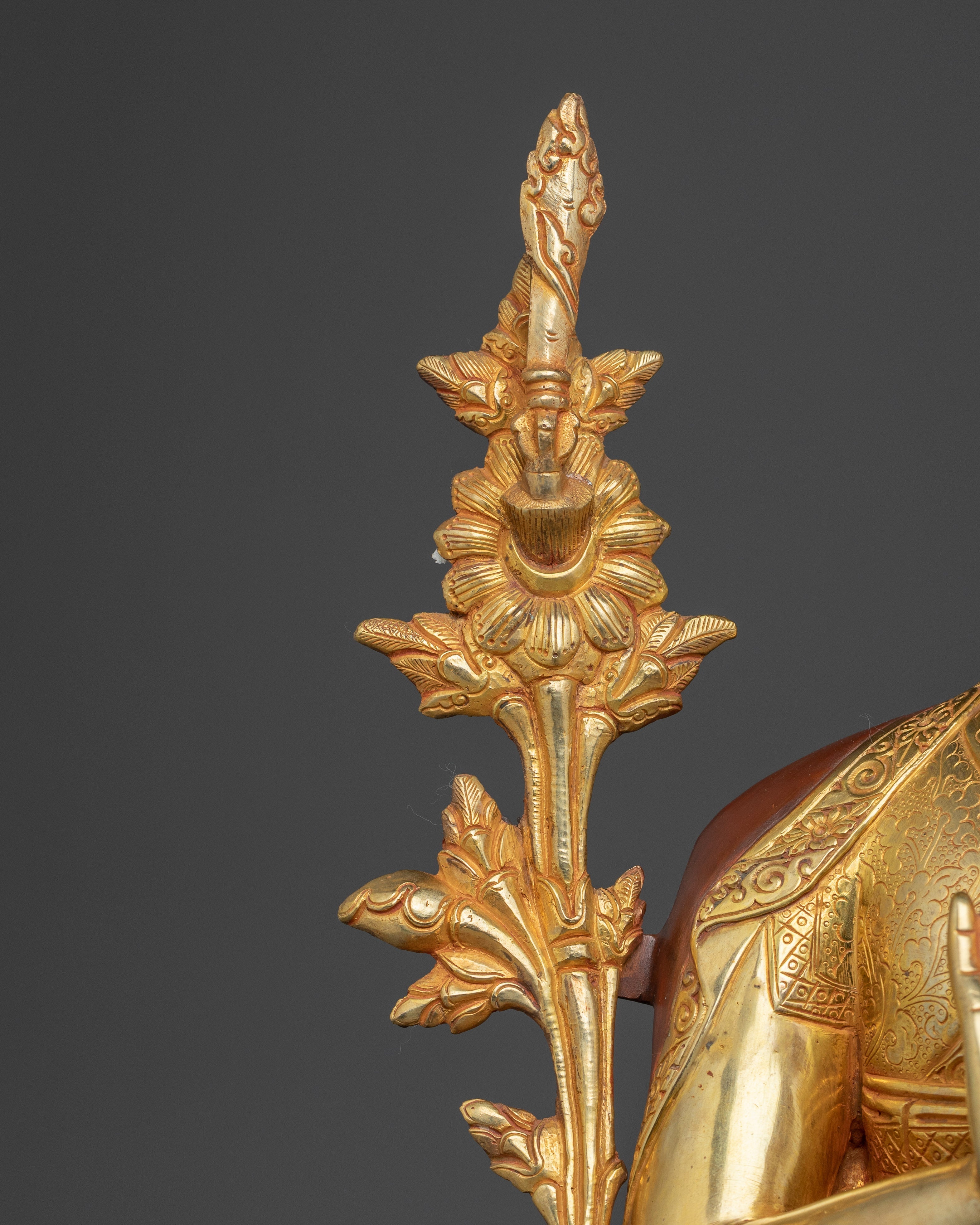 Statue Set of Tsongkhapa | Altar Centerpiece for Peace and Wisdom