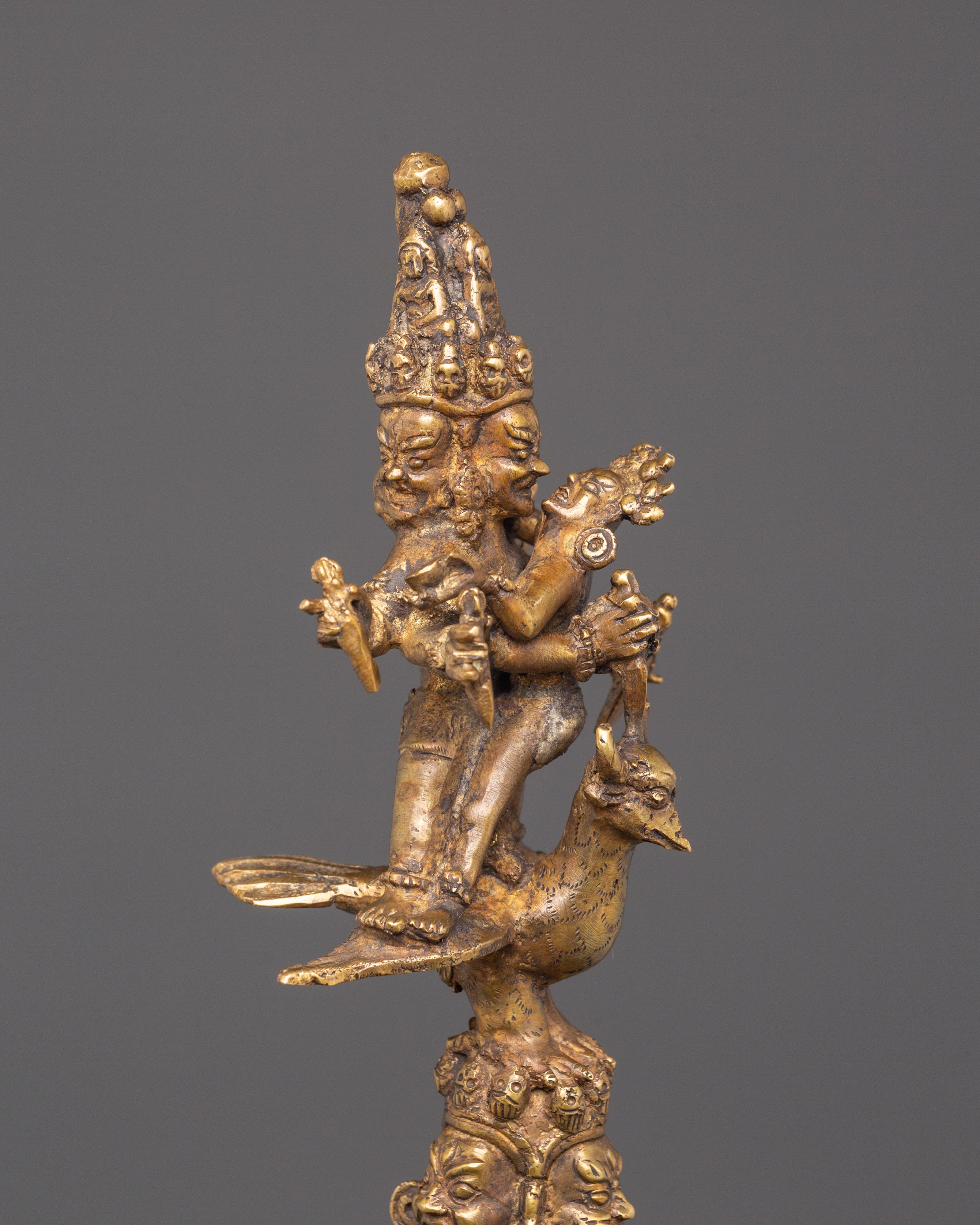 Sacred Buddhist Protective Phurba | Iron & Bronze Ritual Dagger