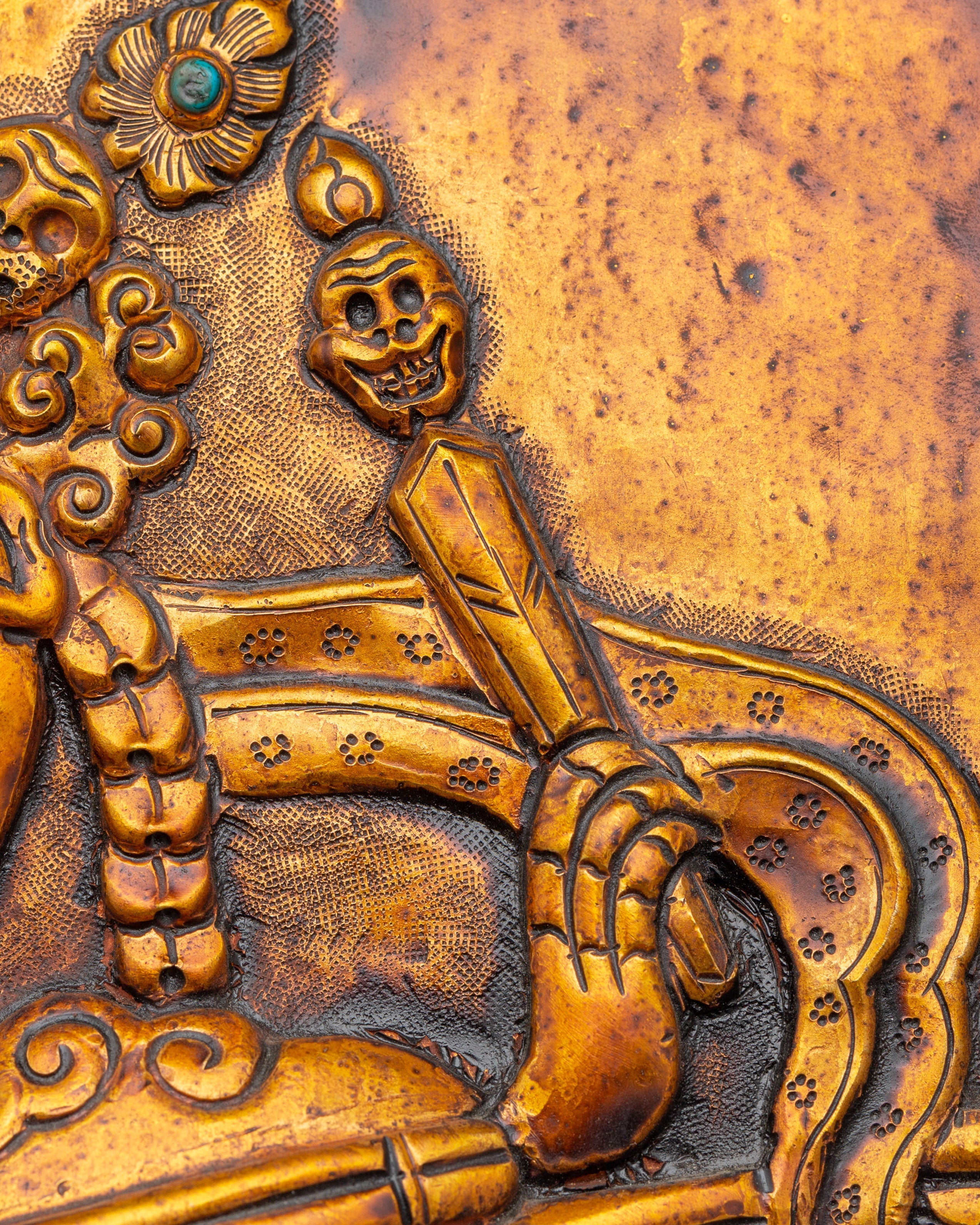 Chitipati Gold Plated Wall Hanging | Symbol of Impermanence