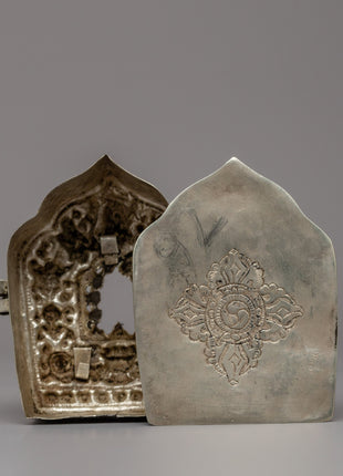 Buddhist Tibetan Prayer Box | Authentic Ghau for Rituals, Meditation, and Protection