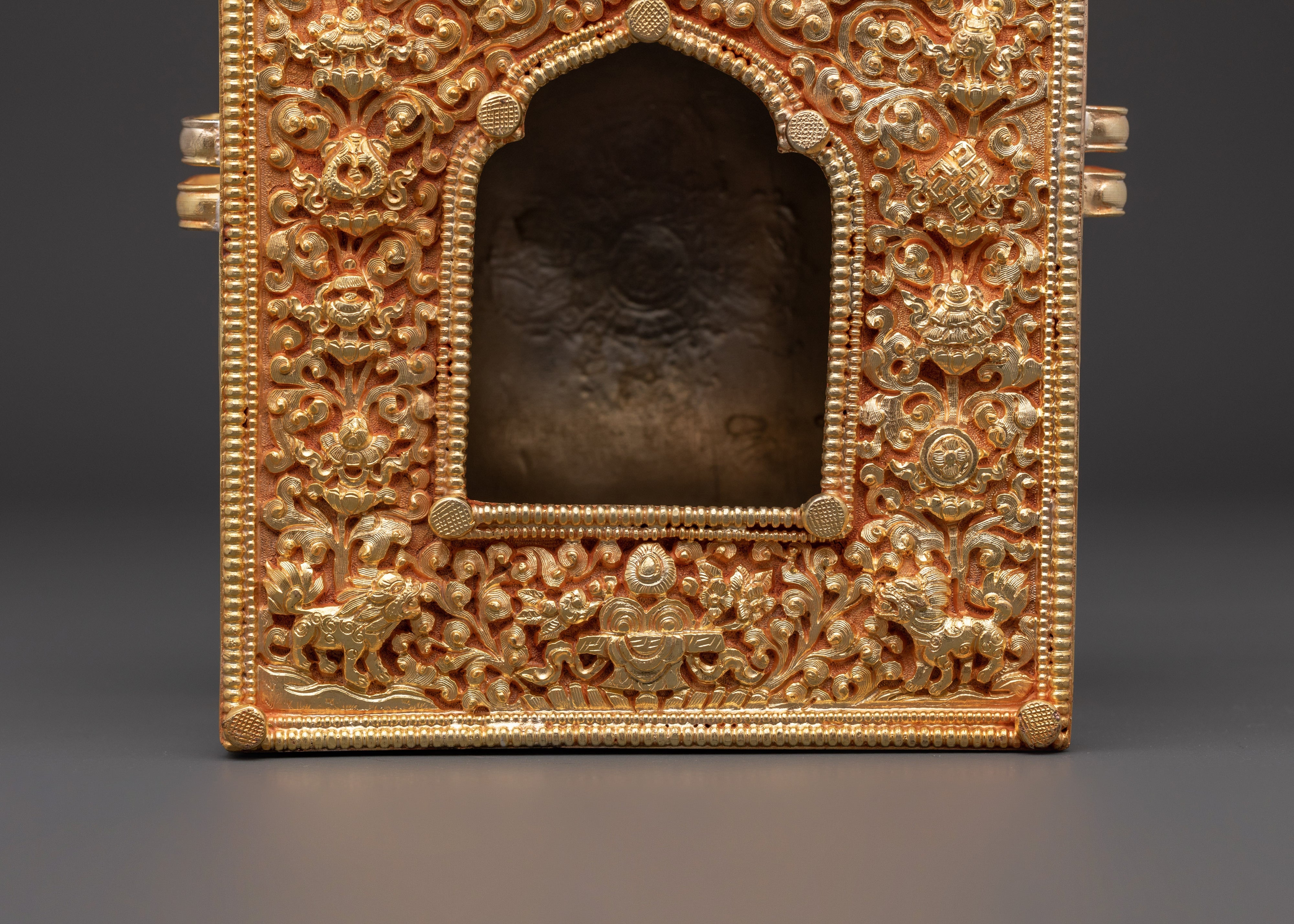 Himalayan Ghau Amulet Box | Tibetan Buddhist Prayer Relic Case