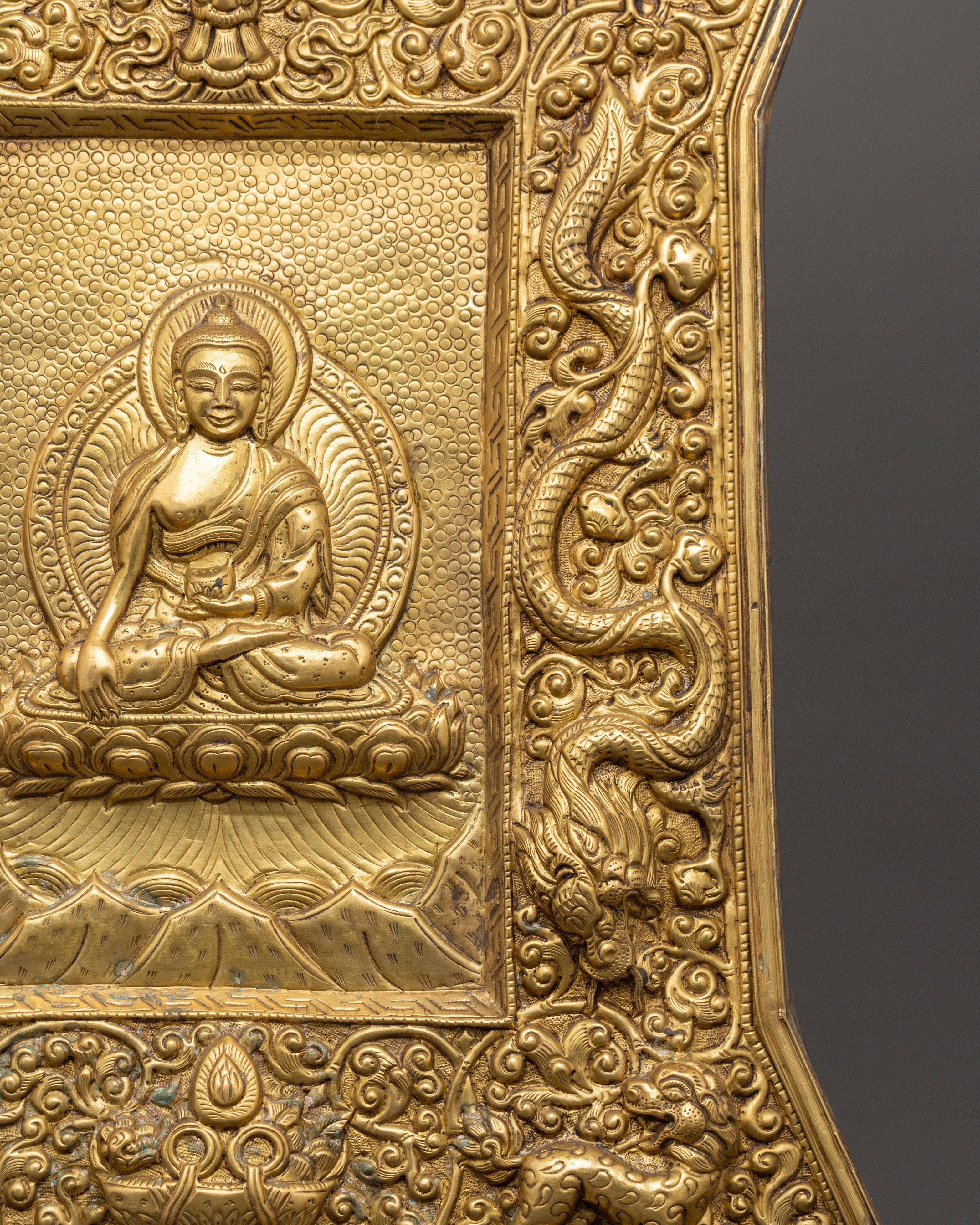 Wall-Hanging Shakyamuni Buddha | Buddhist Decor for Home or Altar