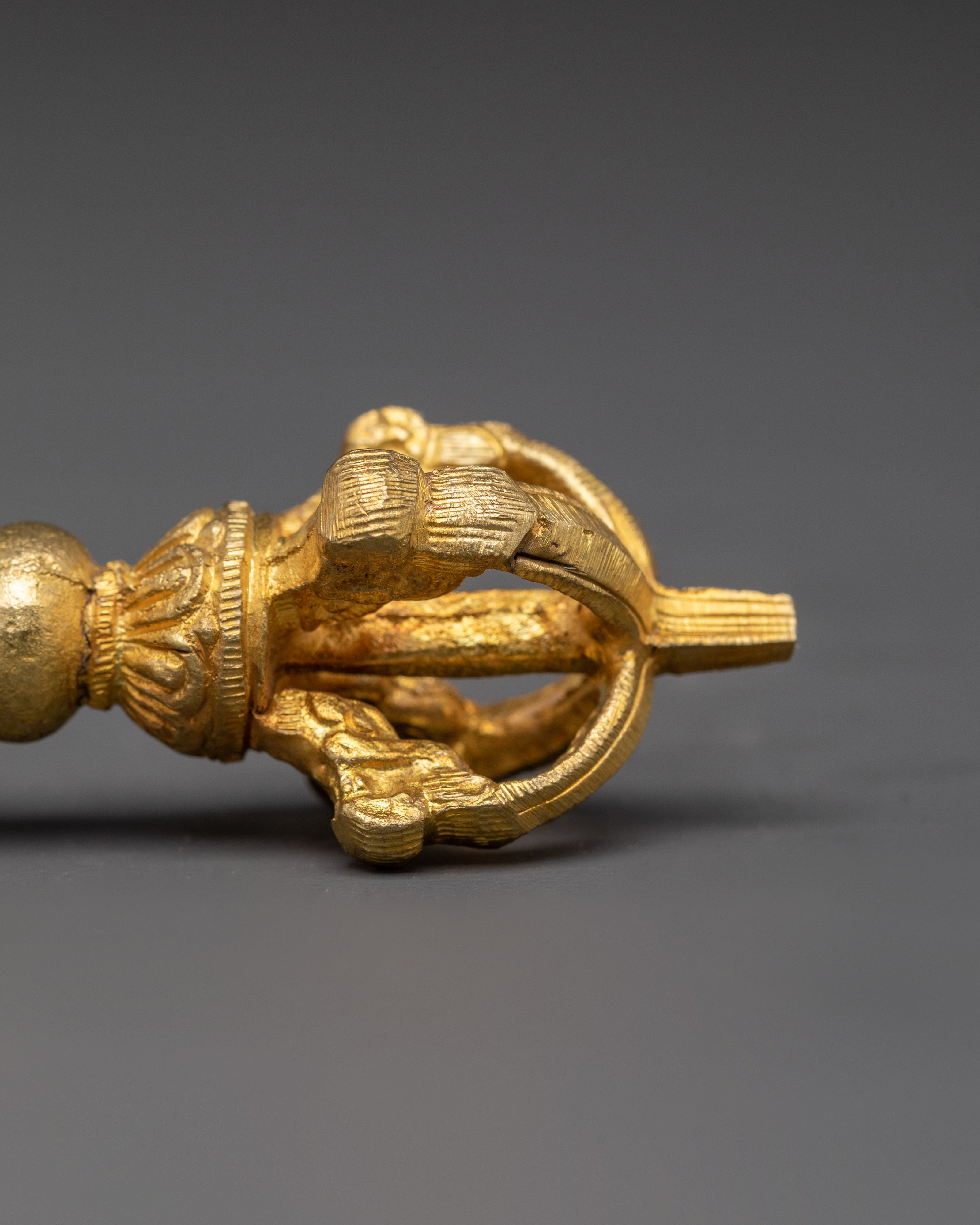 Traditional Ritual Bell and Vajra Set | Brass and Bronze Vajrayana Meditation Tool