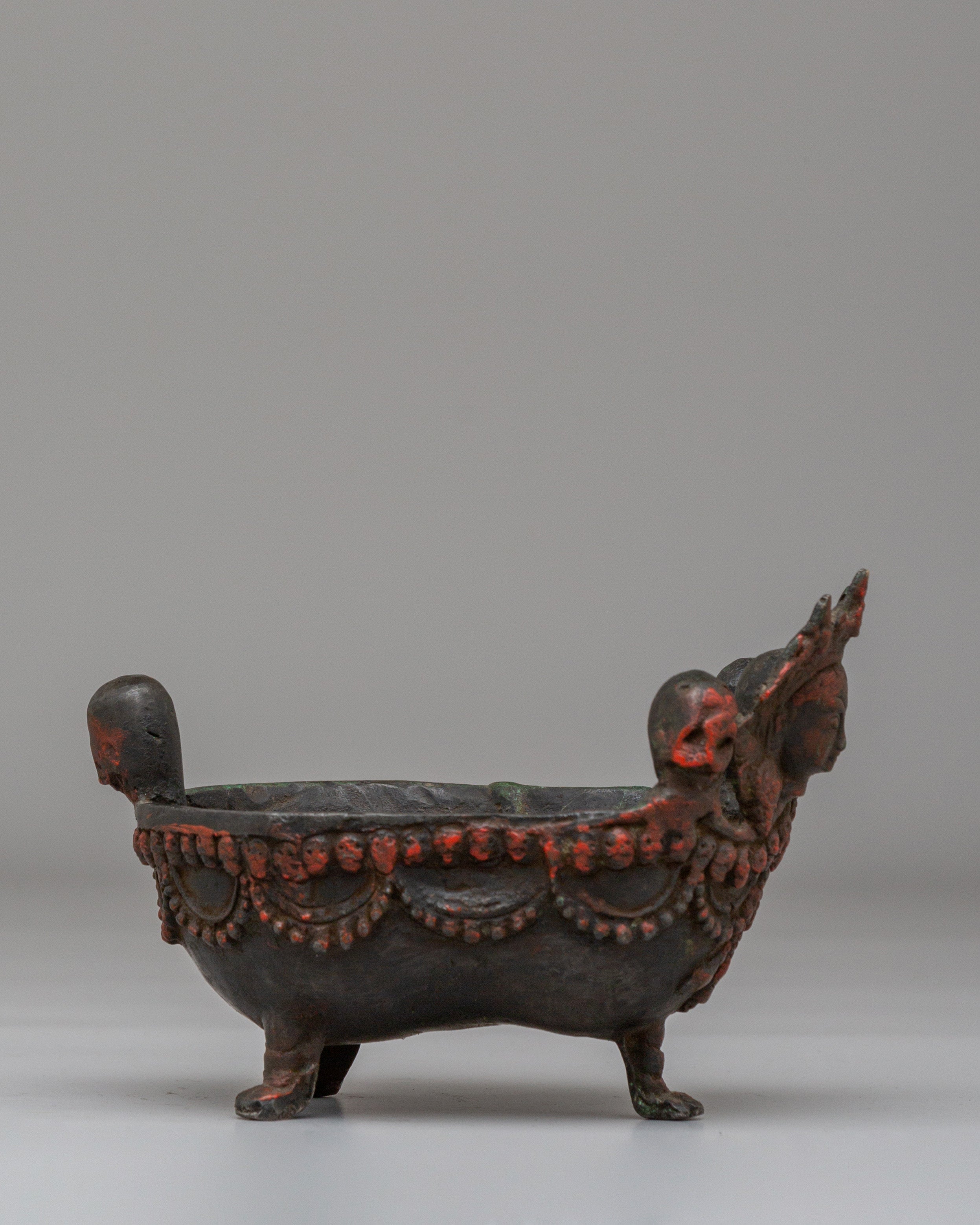 Sacred Kapala Set for Rituals | Handcrafted Skull Cups for Tantric Offerings