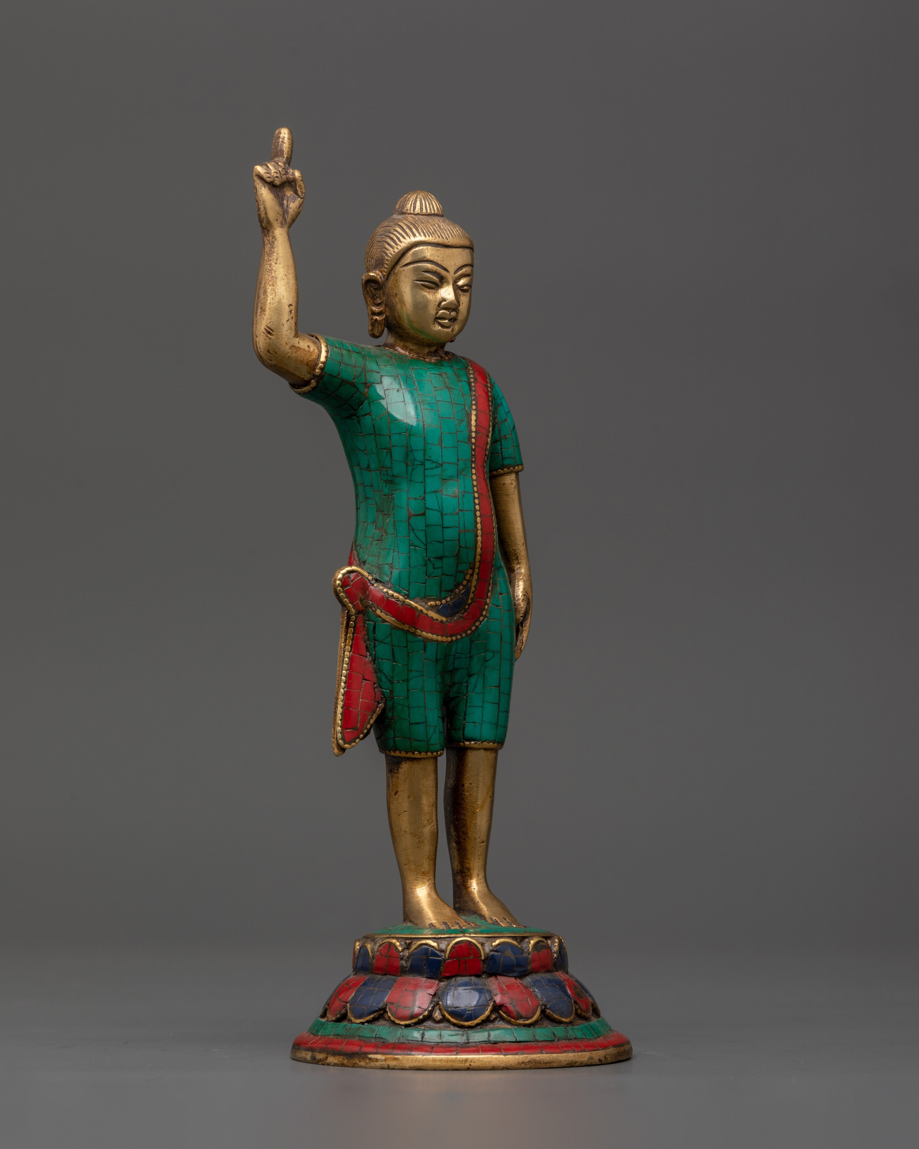 Siddhartha Gautama Brass Statue | Spiritual Decor