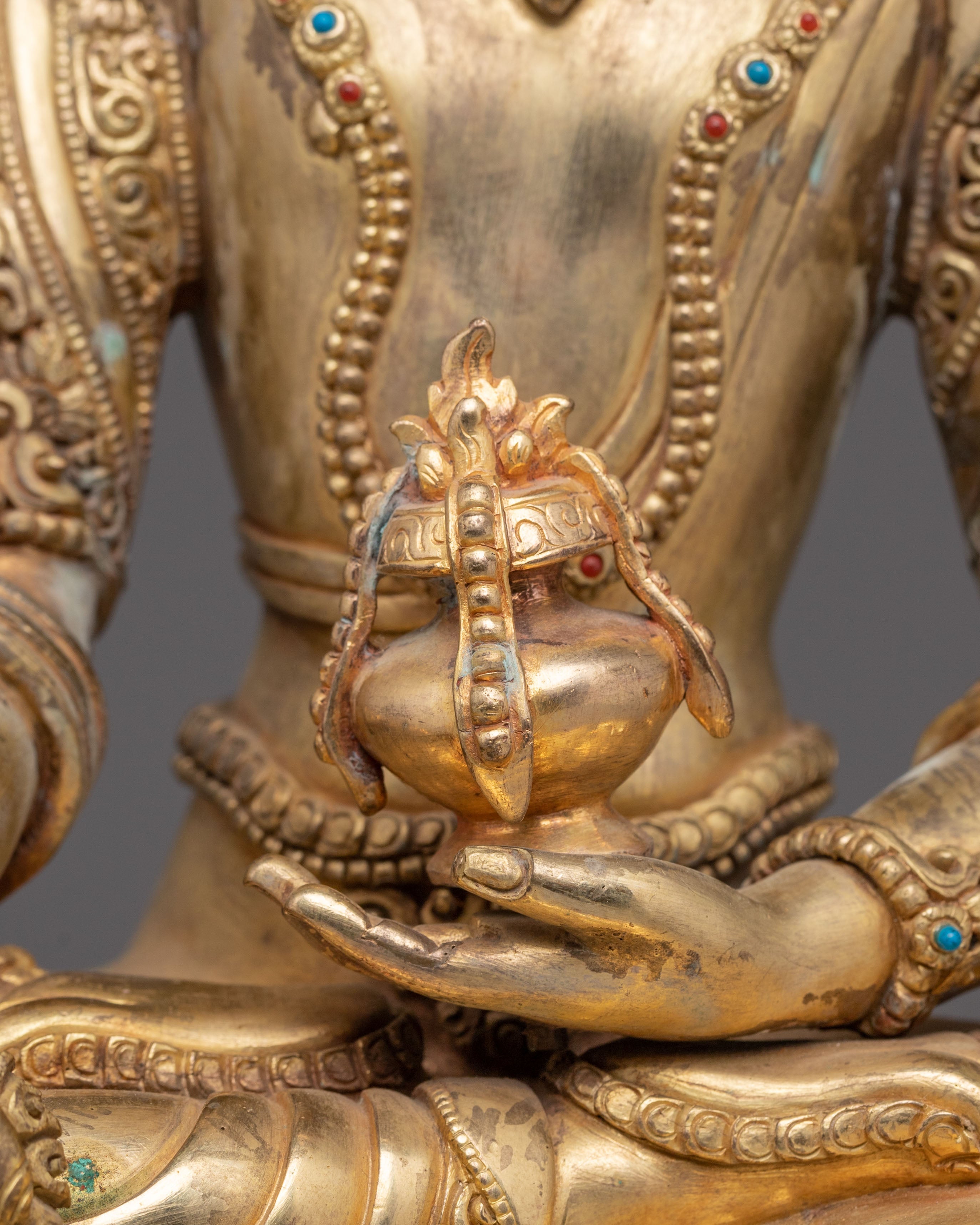 Compassionate Akasagarbha Bodhisattva Statue | Tibetan Deity Representing Wisdom