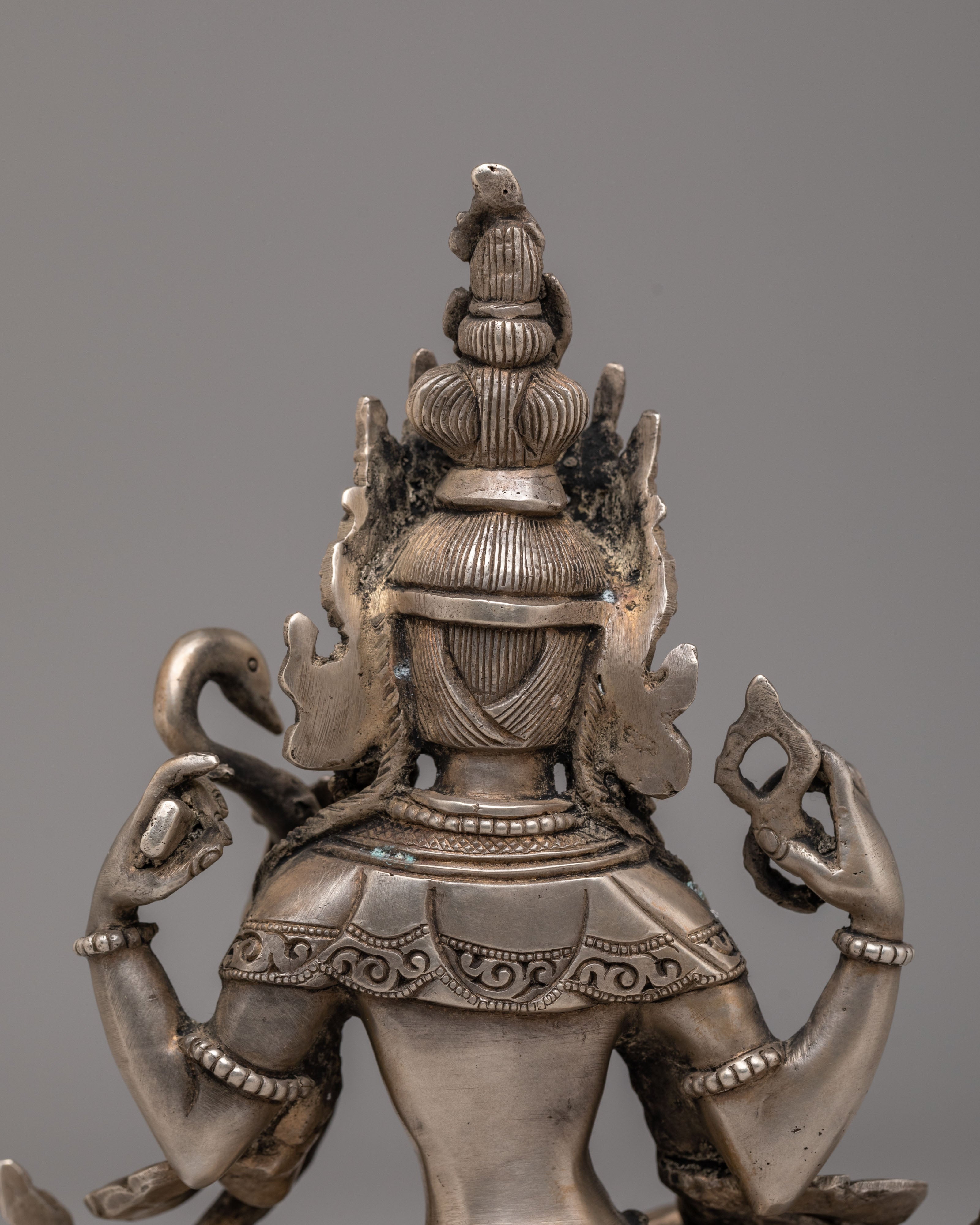 Sacred Saraswati Statue | Hindu Goddess of Knowledge