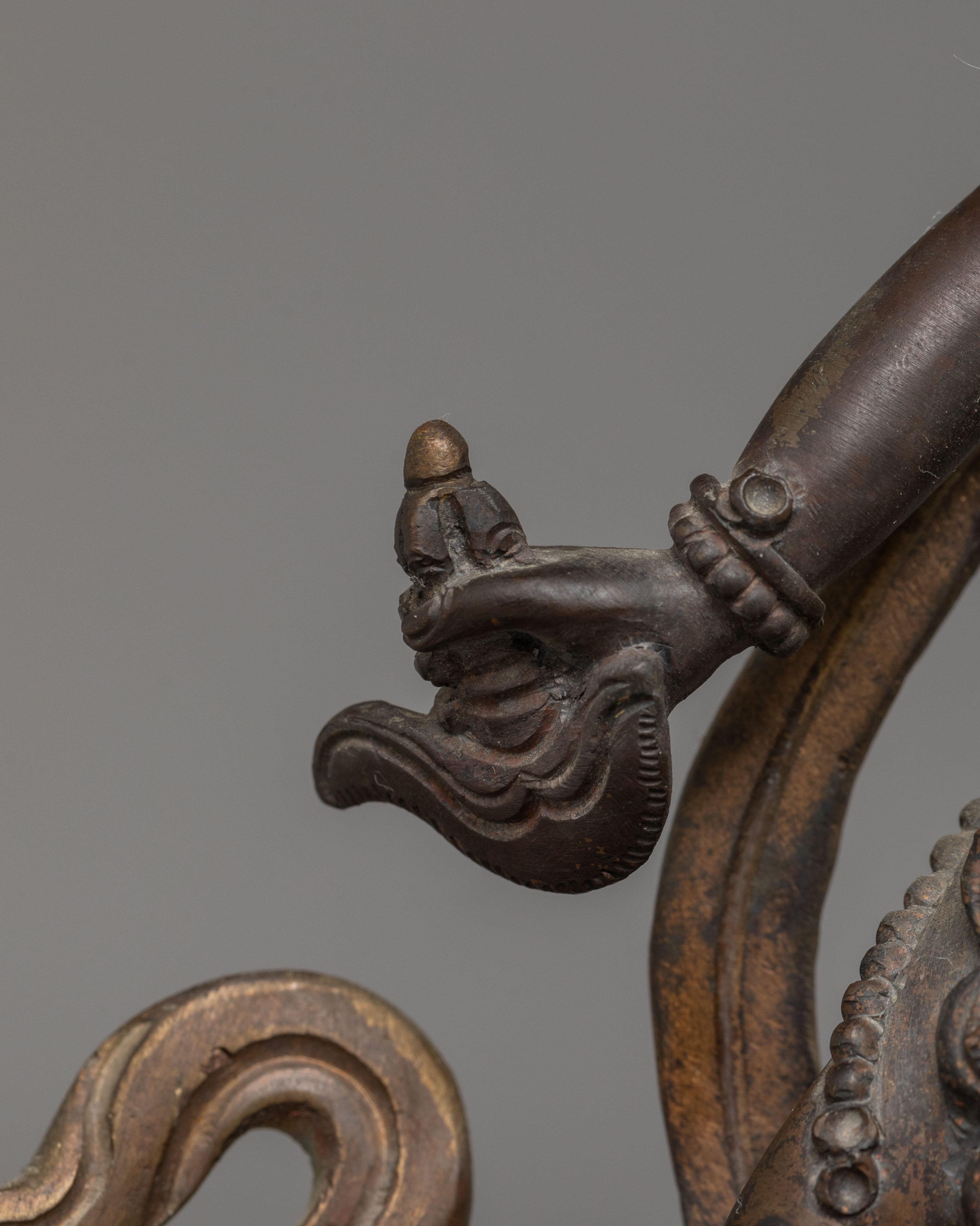 Oxidized Copper Statue of Vajrayogini | The Queen of the Dakinis