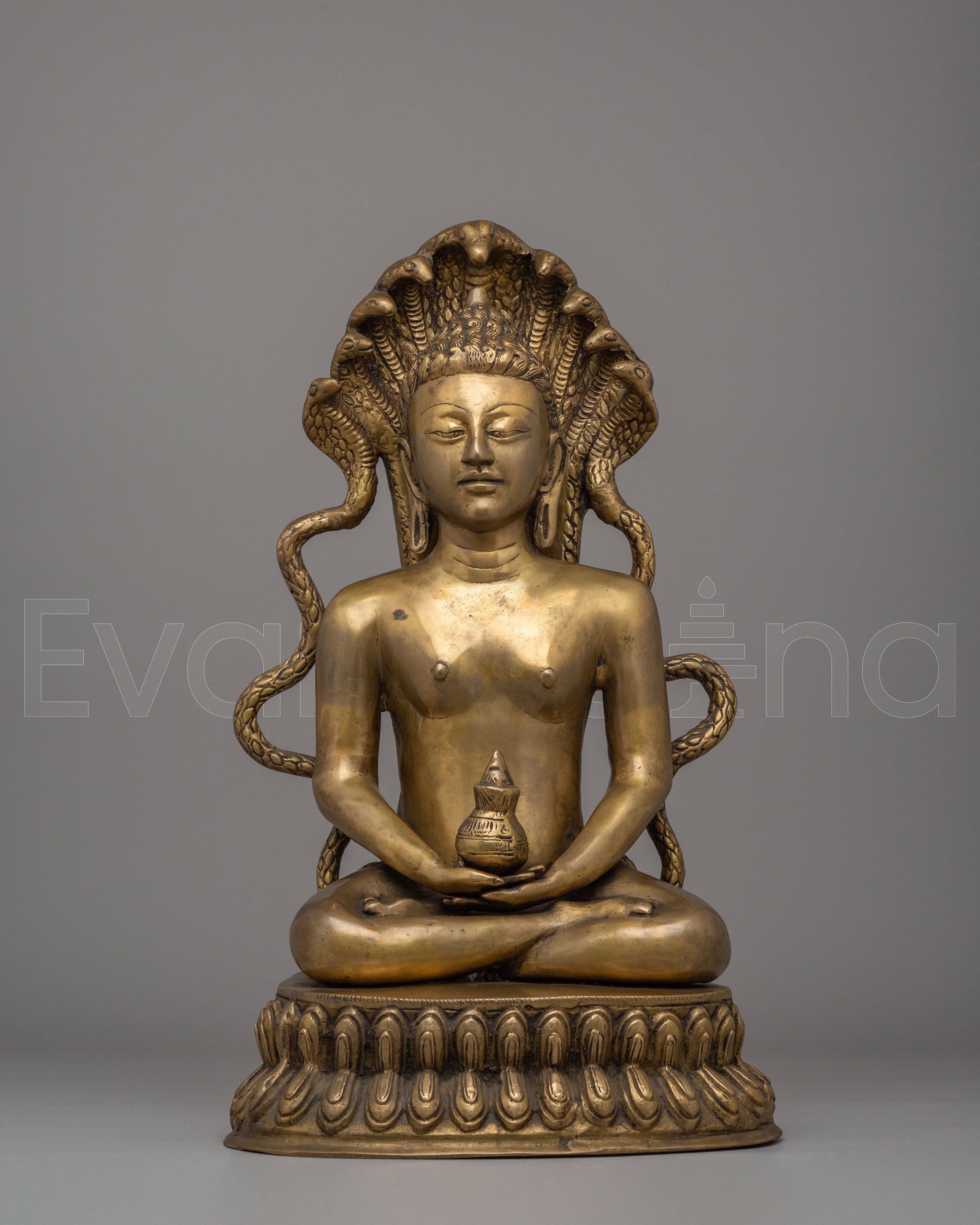 Handcrafted Nagarjuna Statue | Tibetan Buddhist Sculpture