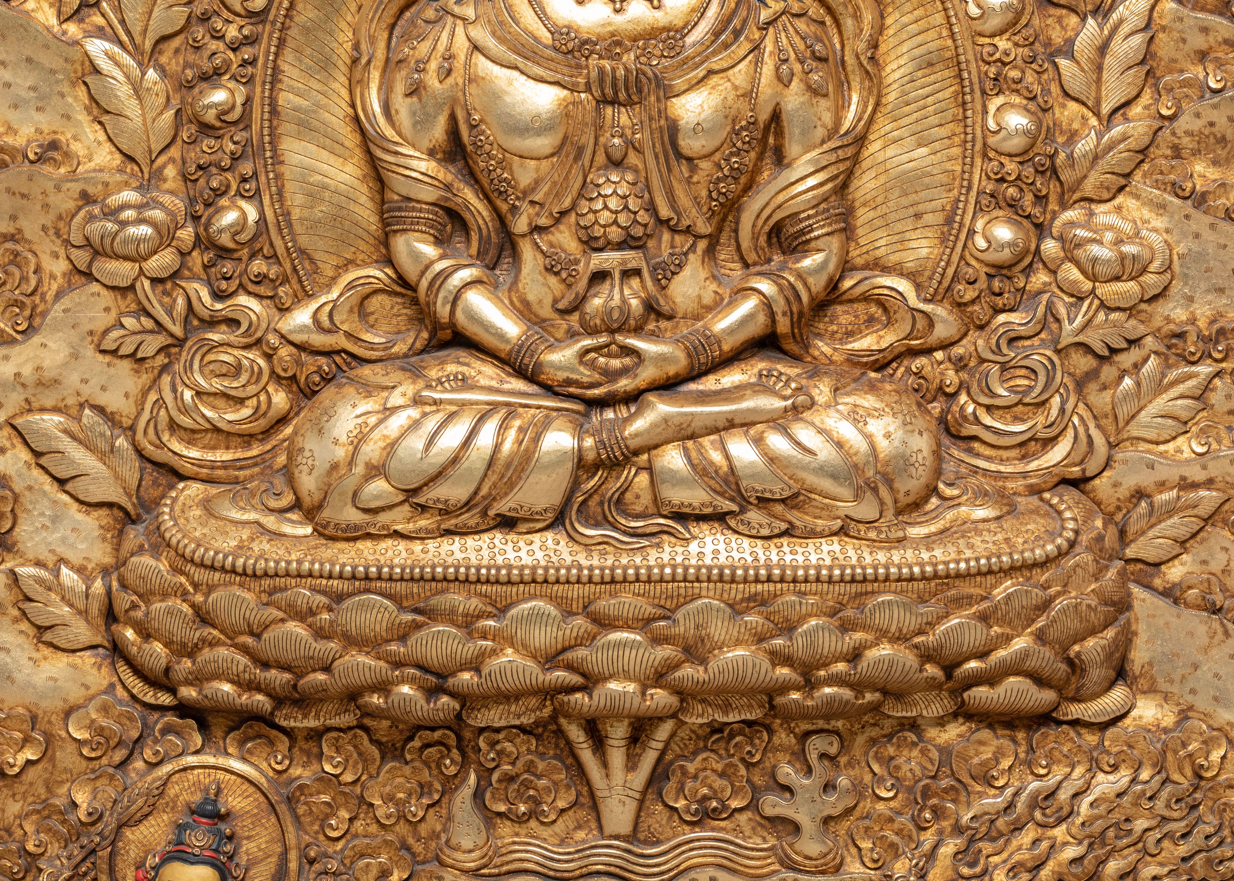 Amitayus Buddha of Infinite Life Wall Hanging | Symbol of Longevity
