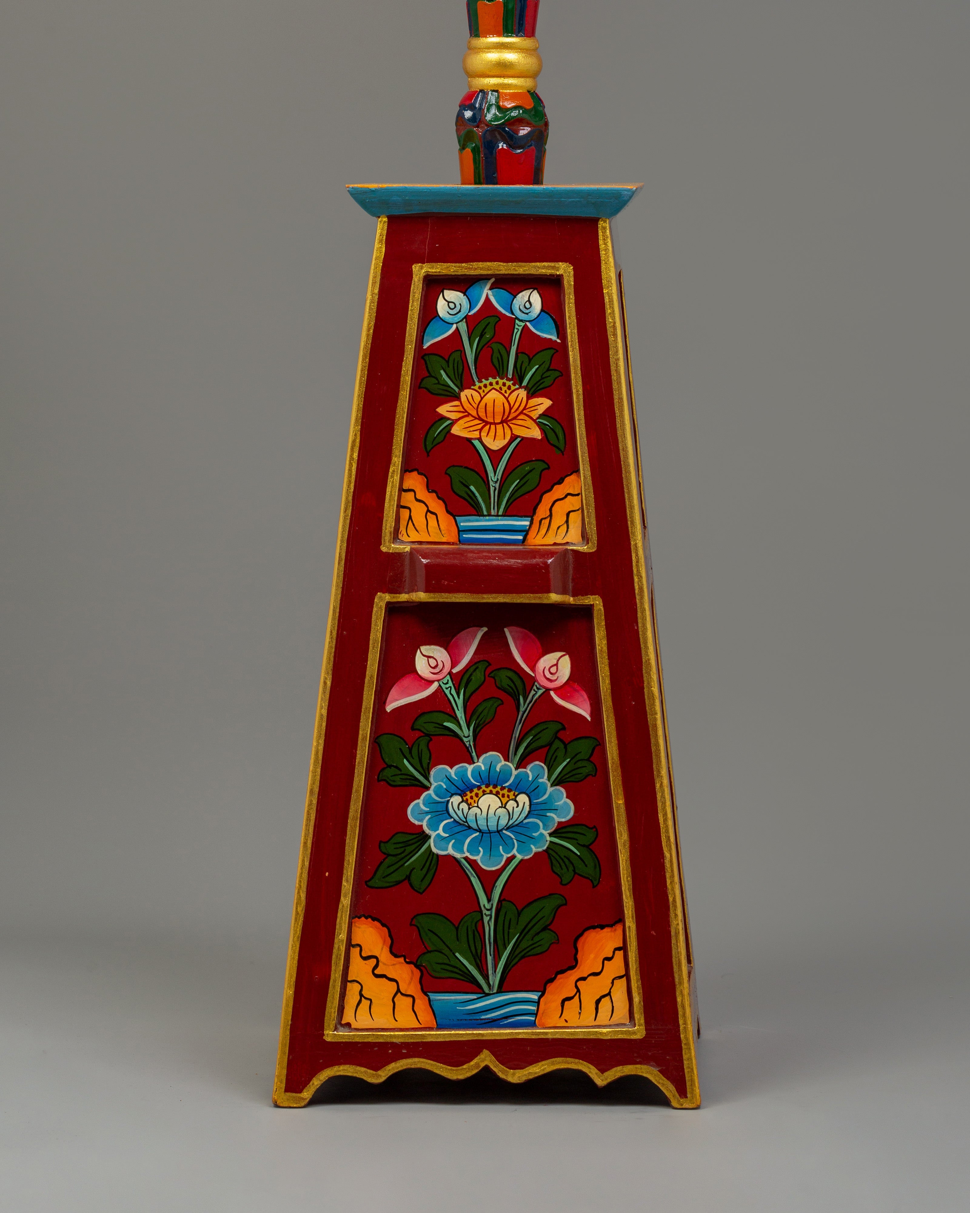 Tibetan Spiritual Dakini Drum | Handcrafted Buddhist Ritual Instrument
