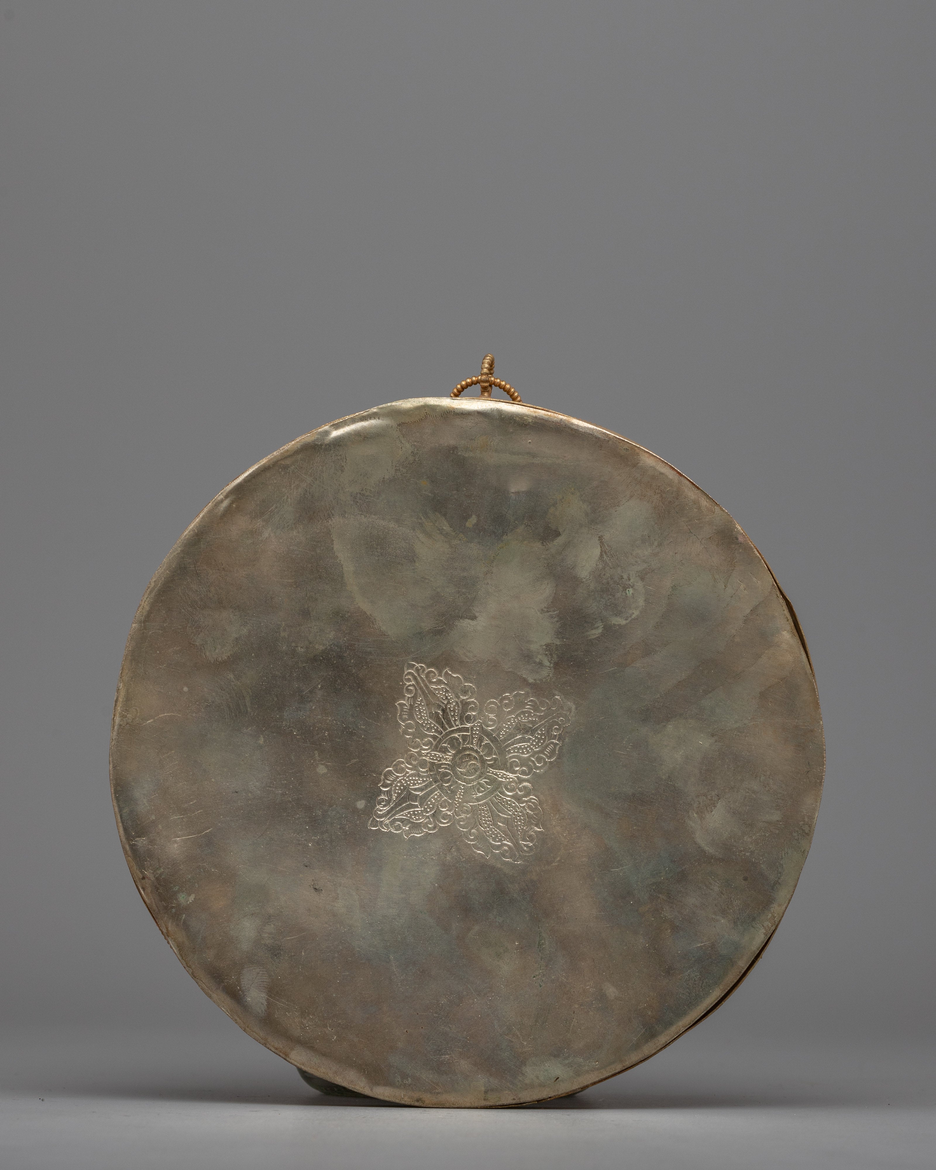 Tibetan Metal Mandala Thanka | Perfect for Spiritual Home Decor, Meditation Rooms and Sacred Spaces