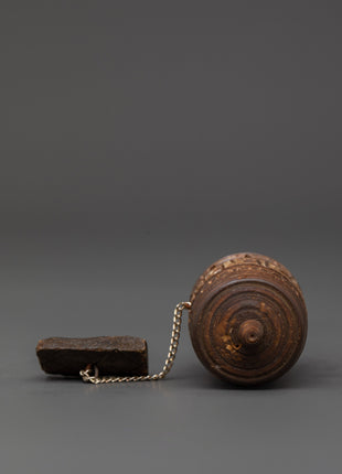Buffalo Bone Prayer Wheel | Handcrafted Mantra Spinner