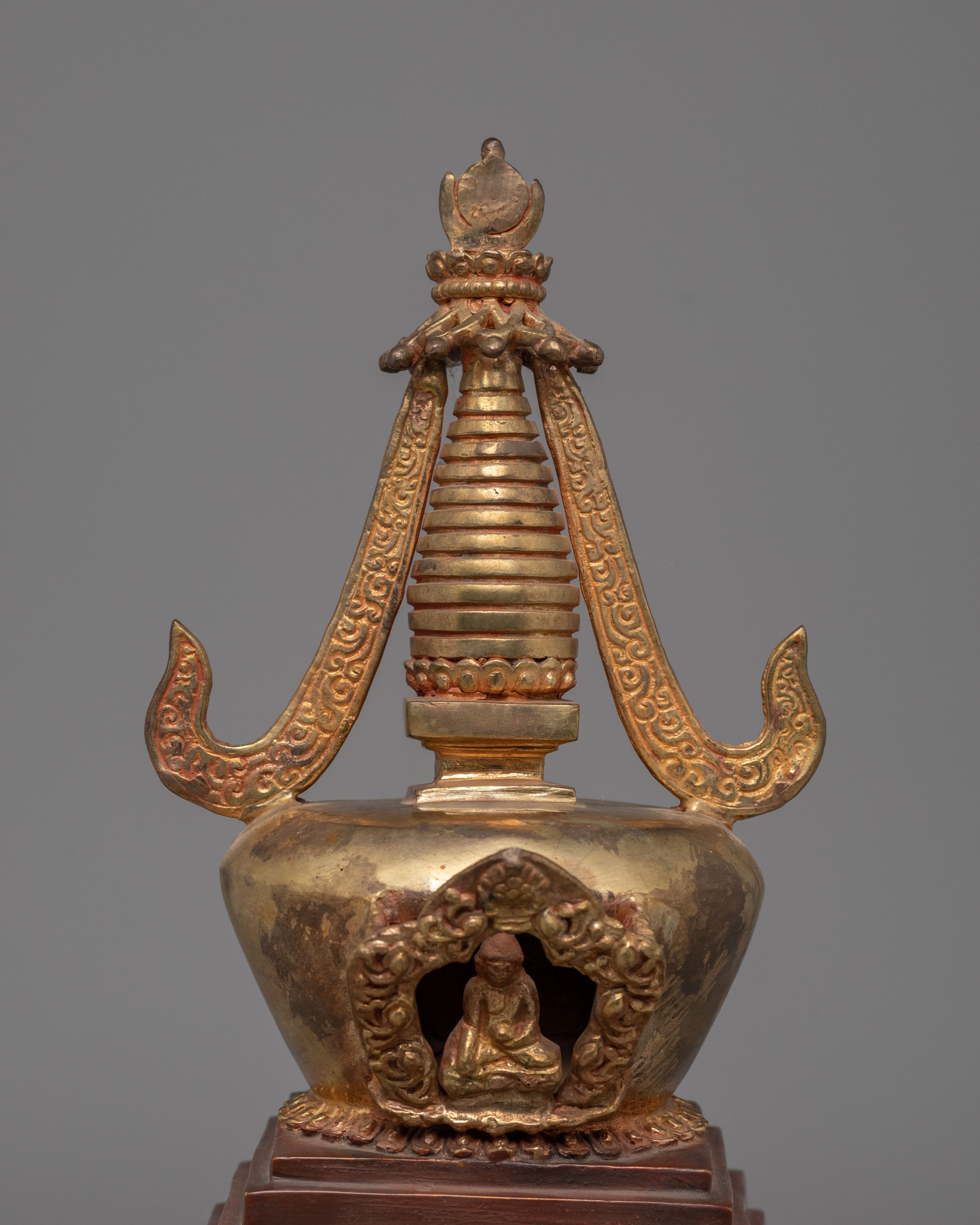 Spiritual Stupa Decor | Buddhist Ritual Artifact