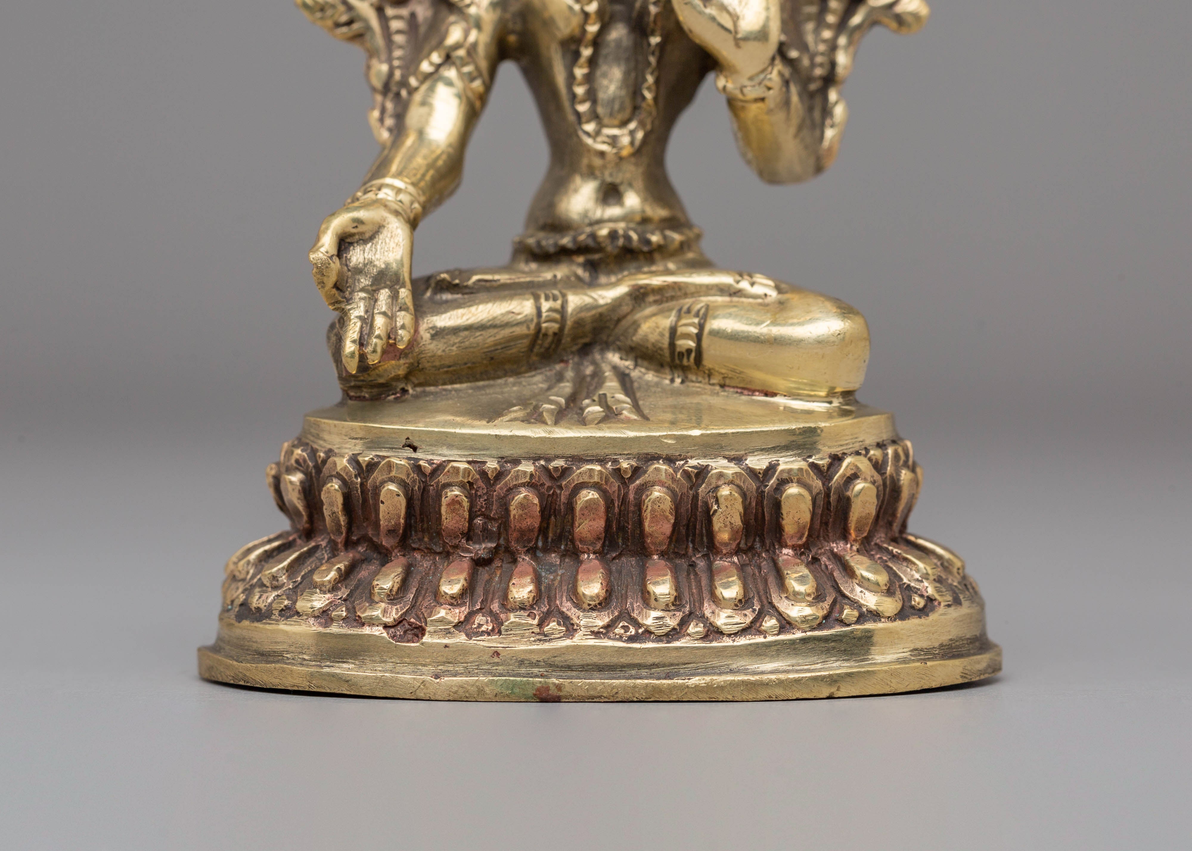 Sacred White Tara Buddhist Statue | Handcrafted Tibetan Sculpture