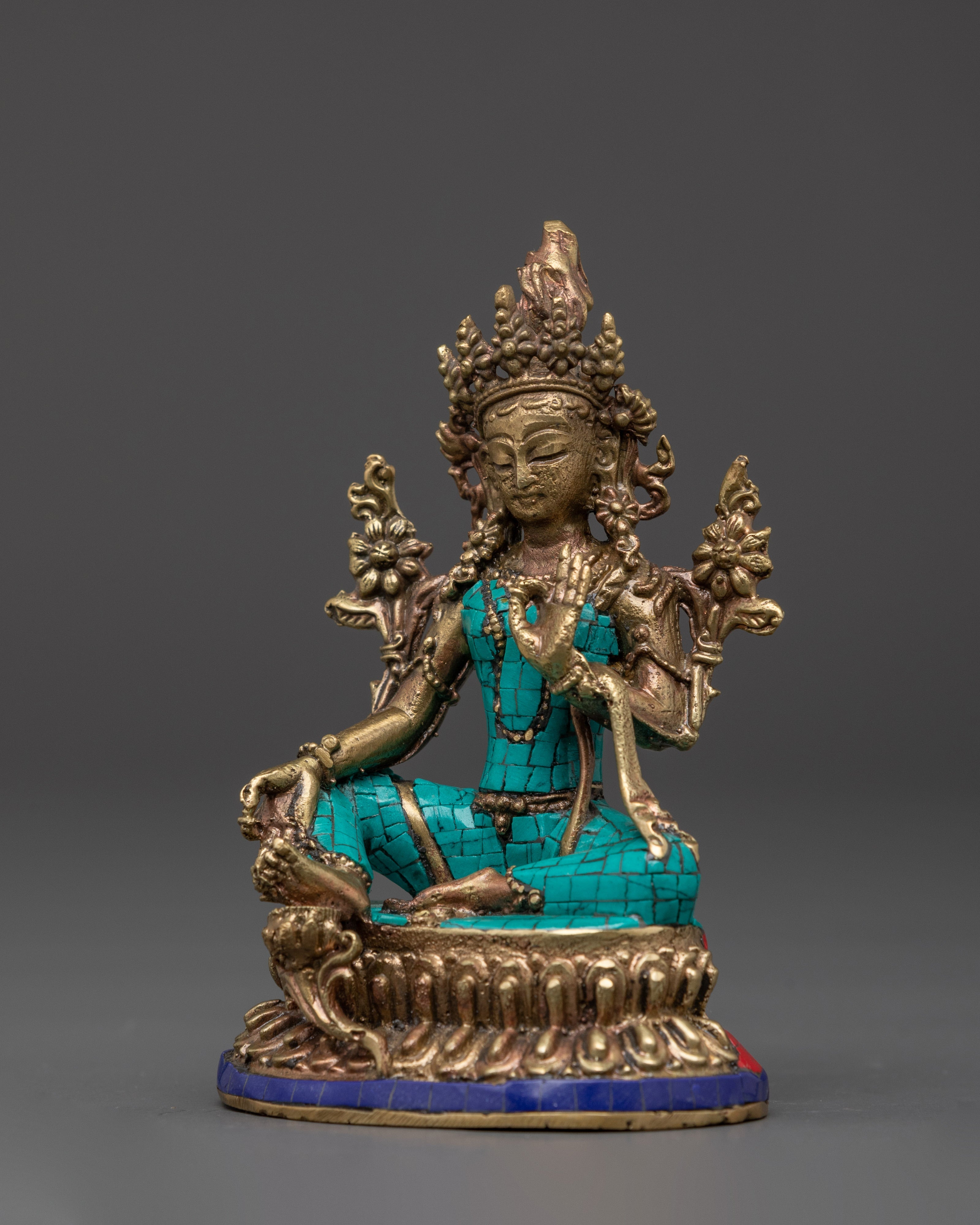 Handmade Green Tara | Tibetan Buddhist Deity