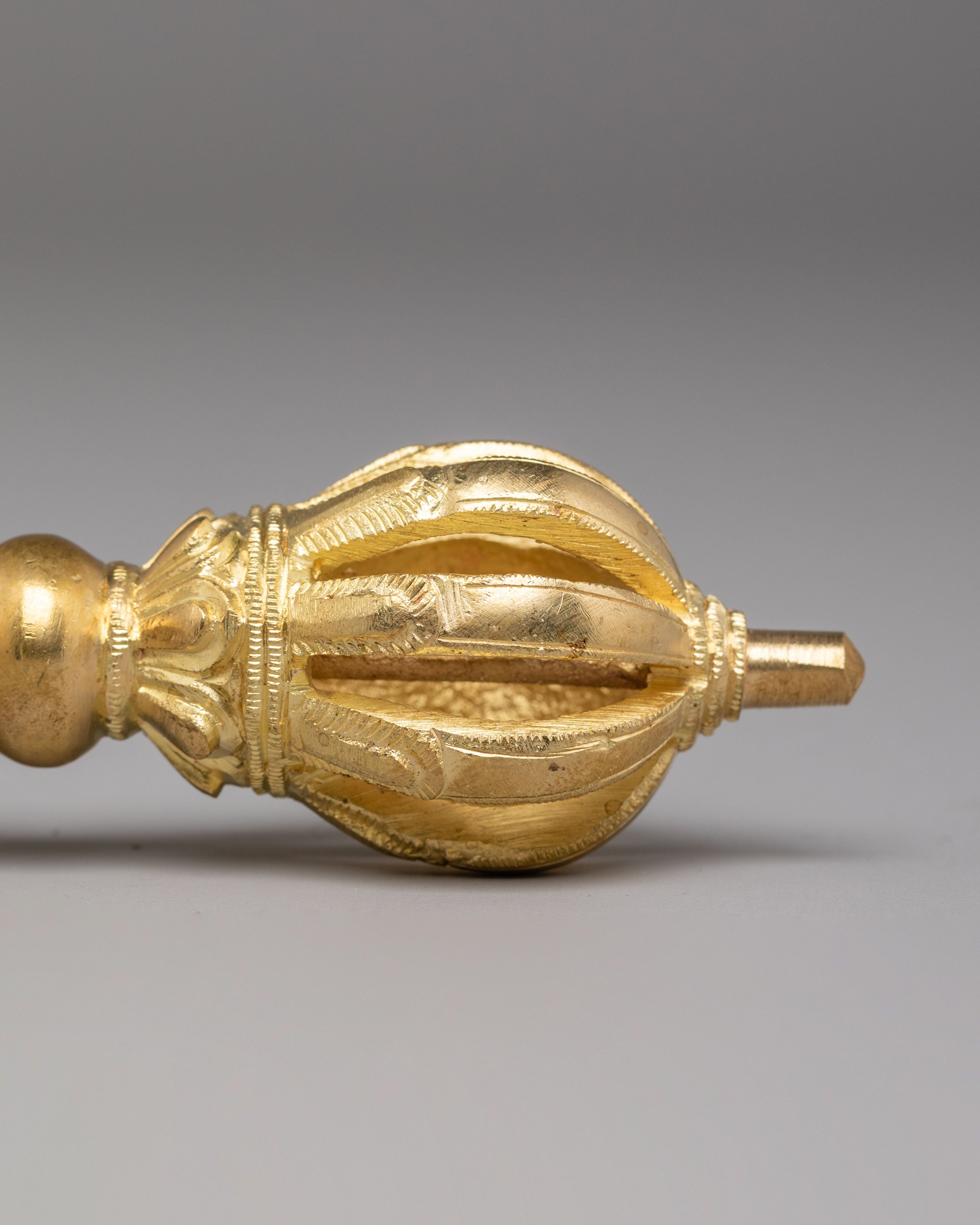Handmade Ritual Vajra and Bell Set | Sacred Vajrayana Meditation Tools