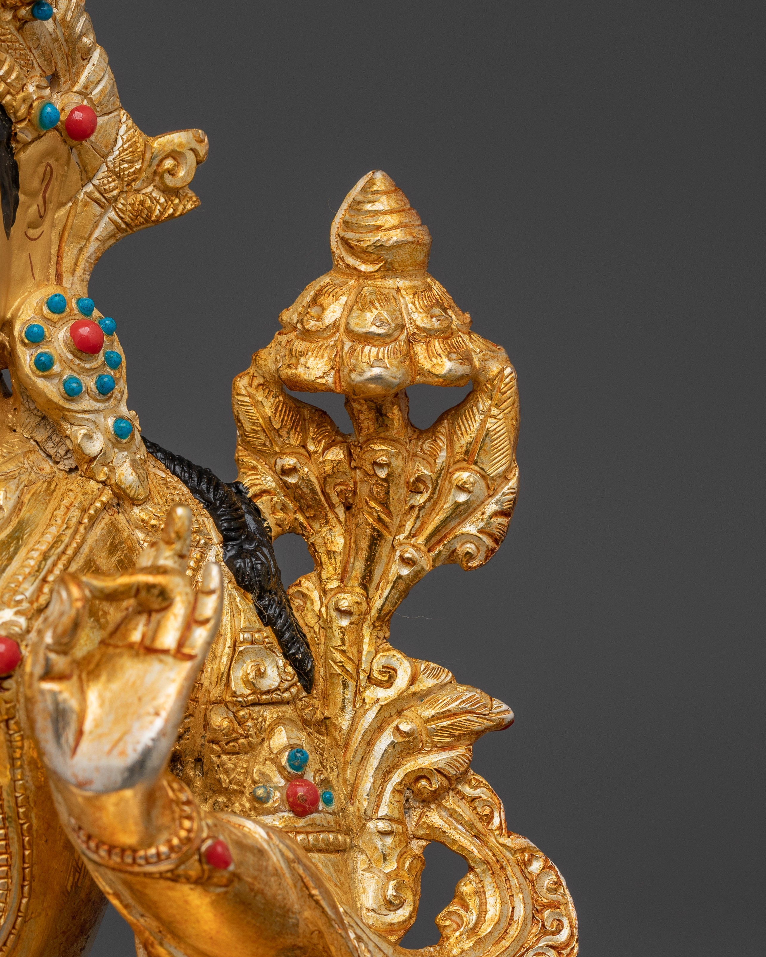 Green Tara Handcrafted Sculpture | Embodiment of compassion