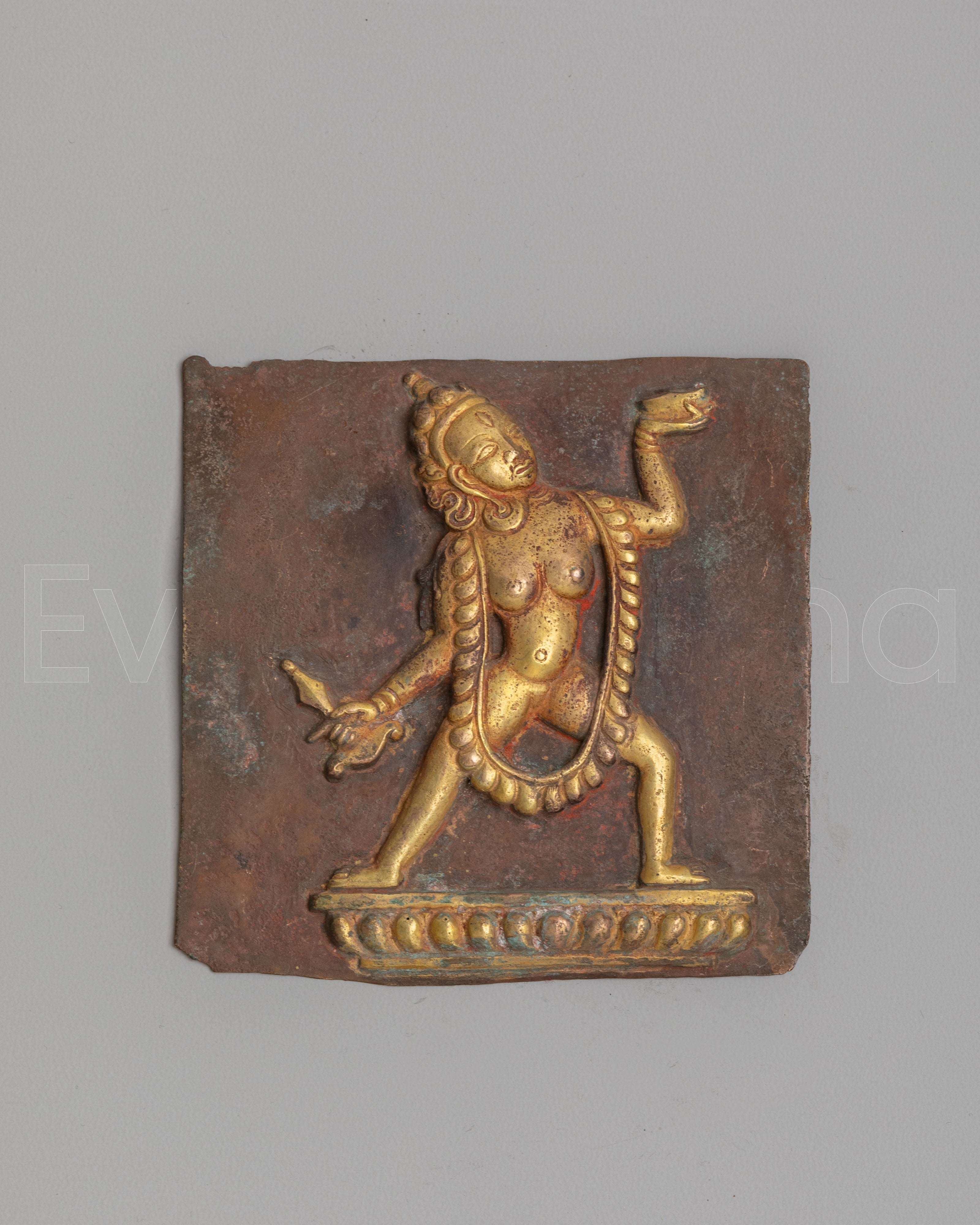 Traditional Vajrayogini Wall Hanging | Handcrafted Tibetan Artwork