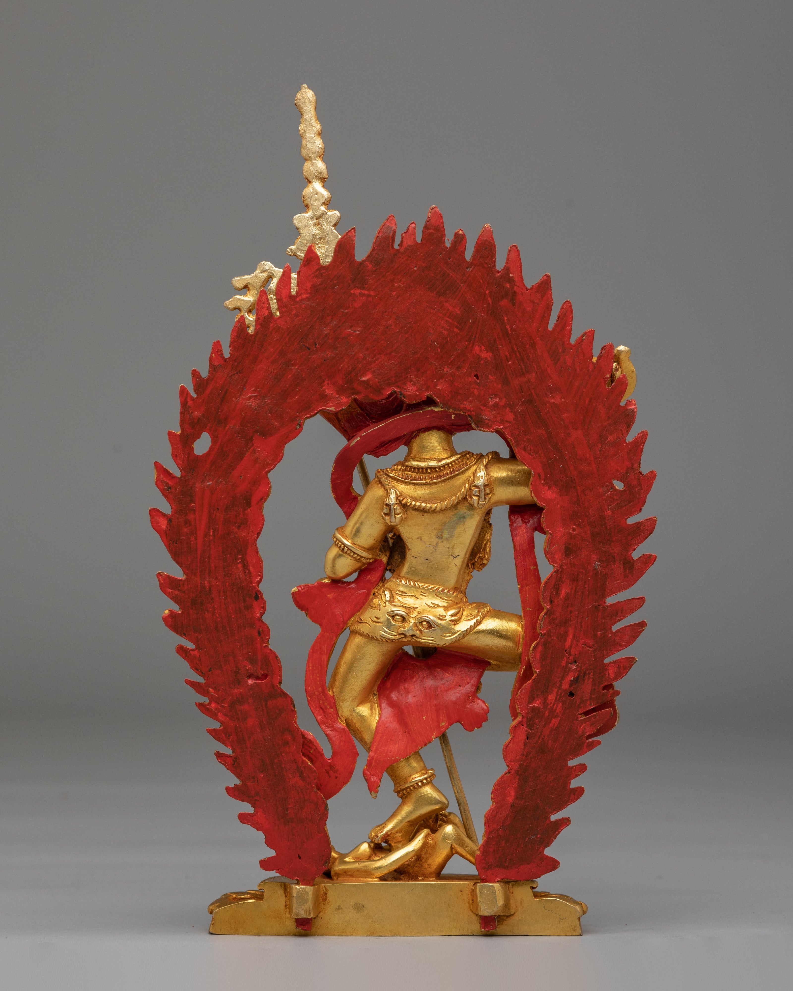 Handmade Buddhist Simhamukha Statue | Tibetan Goddess Sculpture