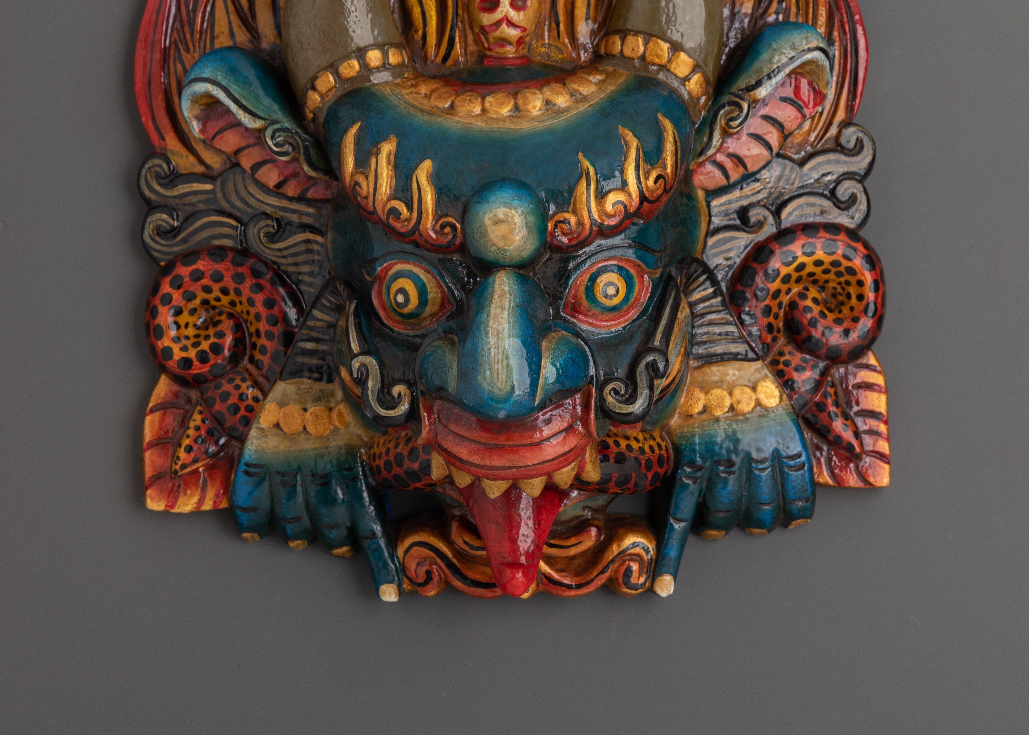 Fierce Expression Wall Mask | For Sacred Spaces