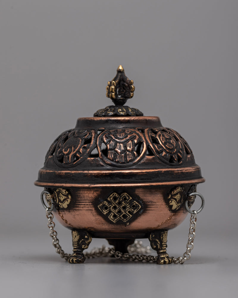 Hanging Tibetan Incense Burner 