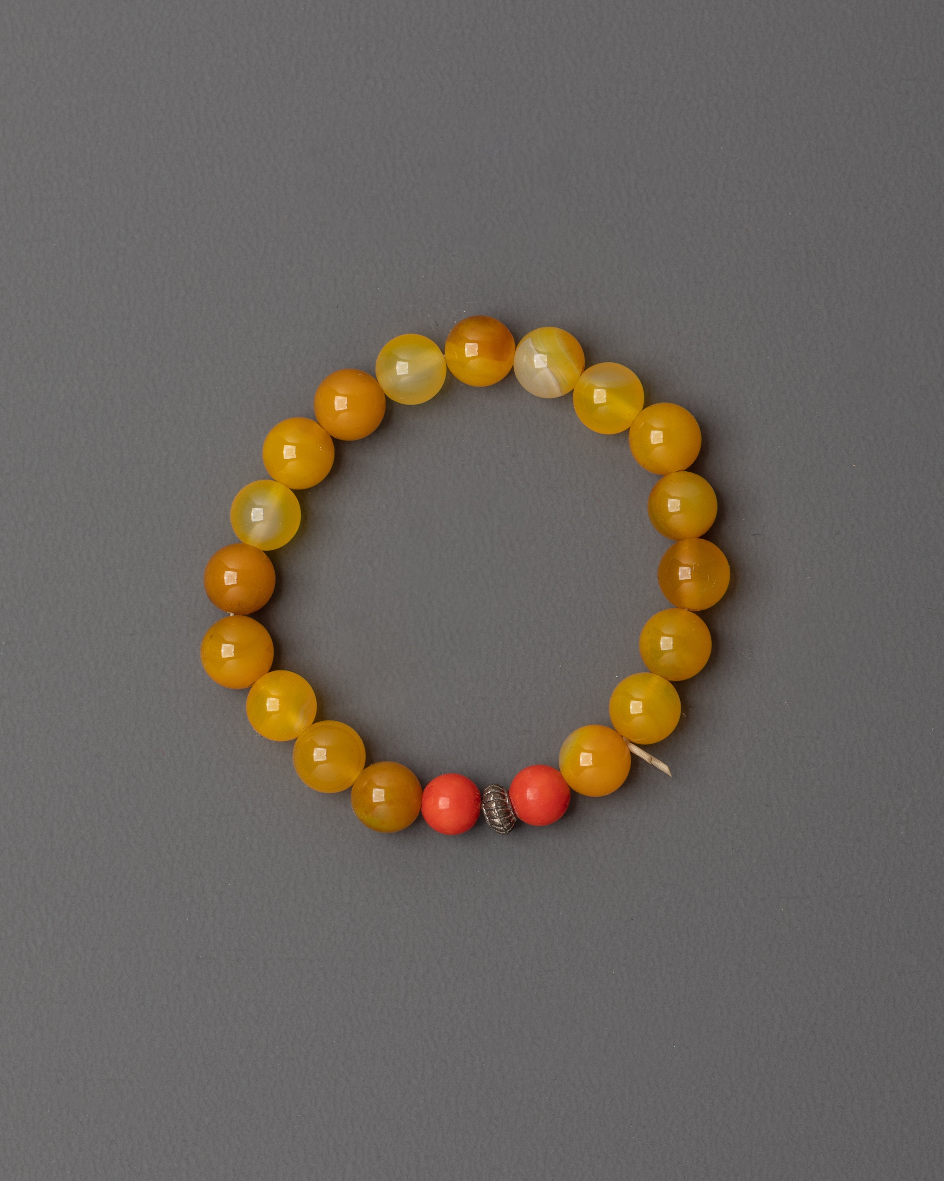 Yellow Beaded Wristband | Hand Accessories