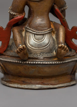 Handcrafted Tibetan Vajrasattva Consort Statue | Spiritual Purification Deity