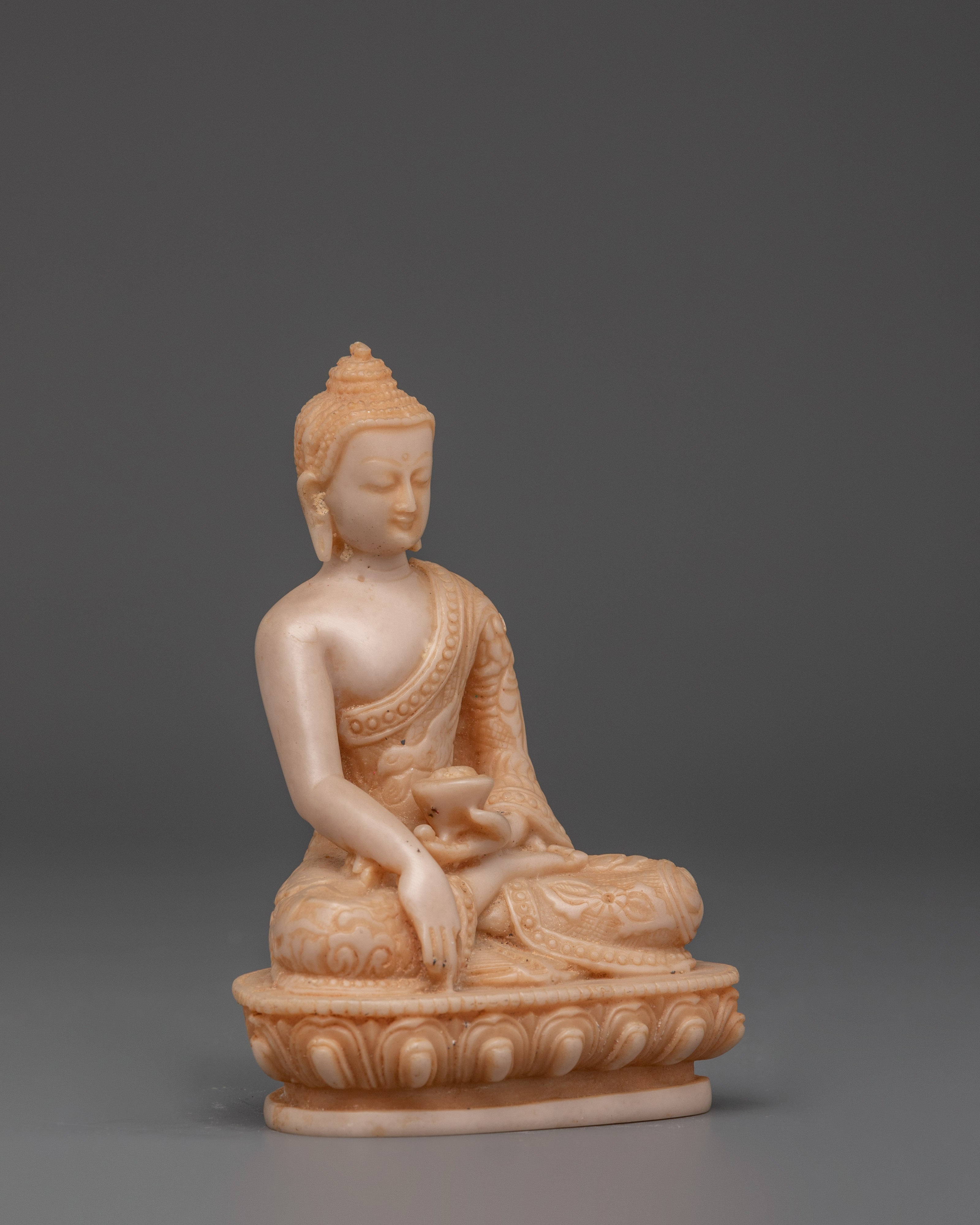 Meditating Shakyamuni Buddha Statue | Handcrafted Ceramic Spiritual Decor