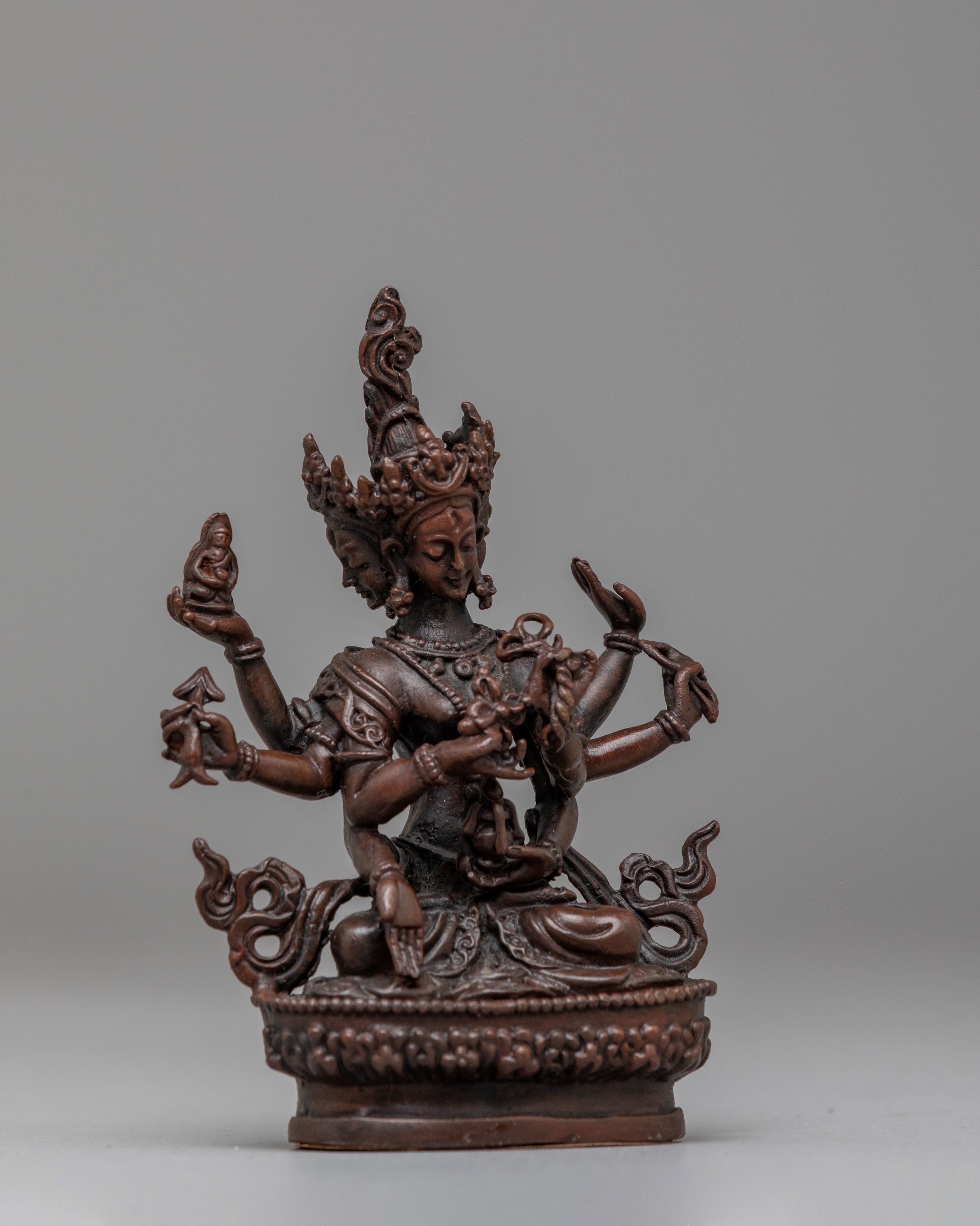Meditation Namgyalma Longevity Statue | Tibetan Long Life Deity