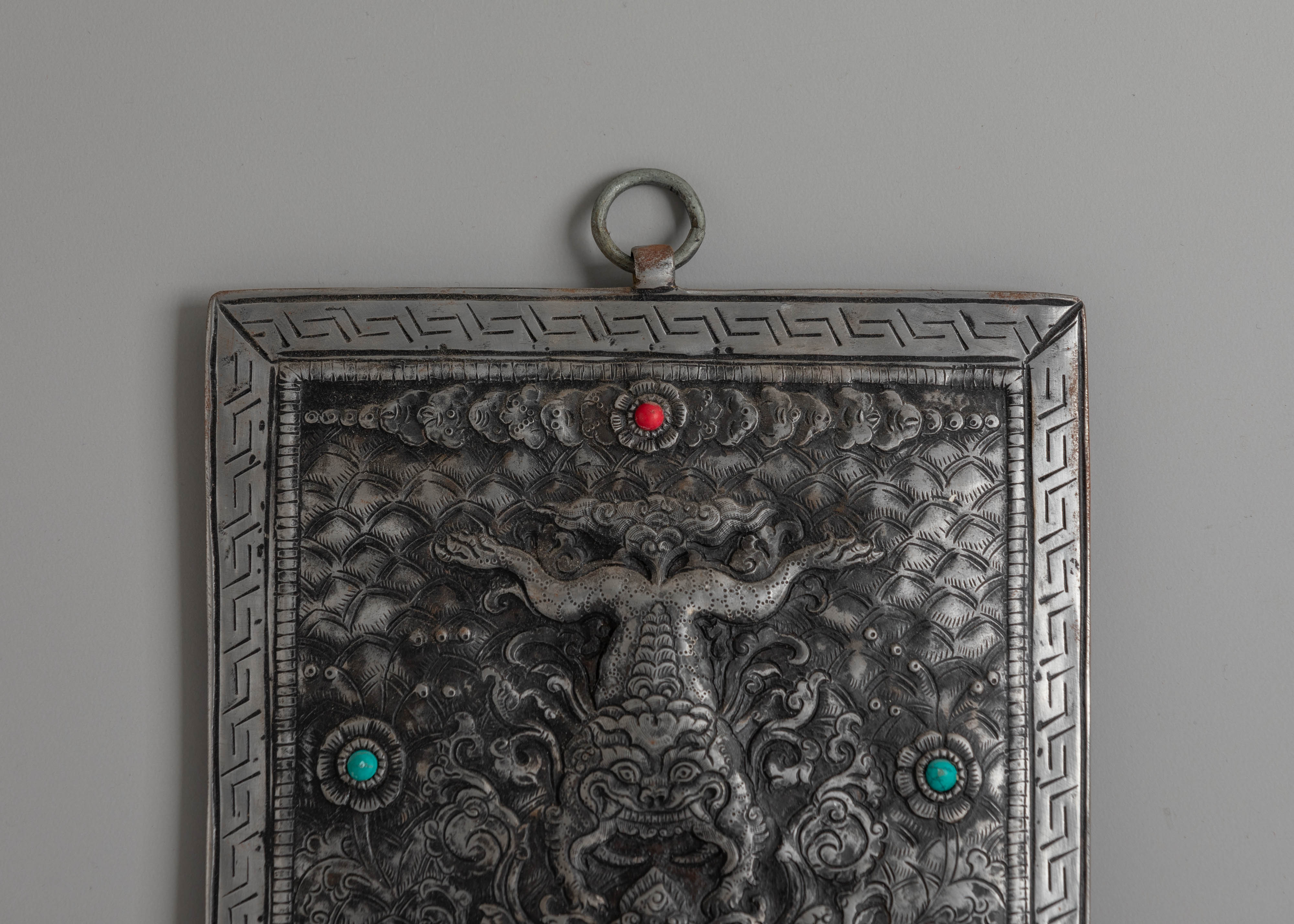 Sacred Mystical Guardian Creature Wall Decor | Tibetan Protective Art