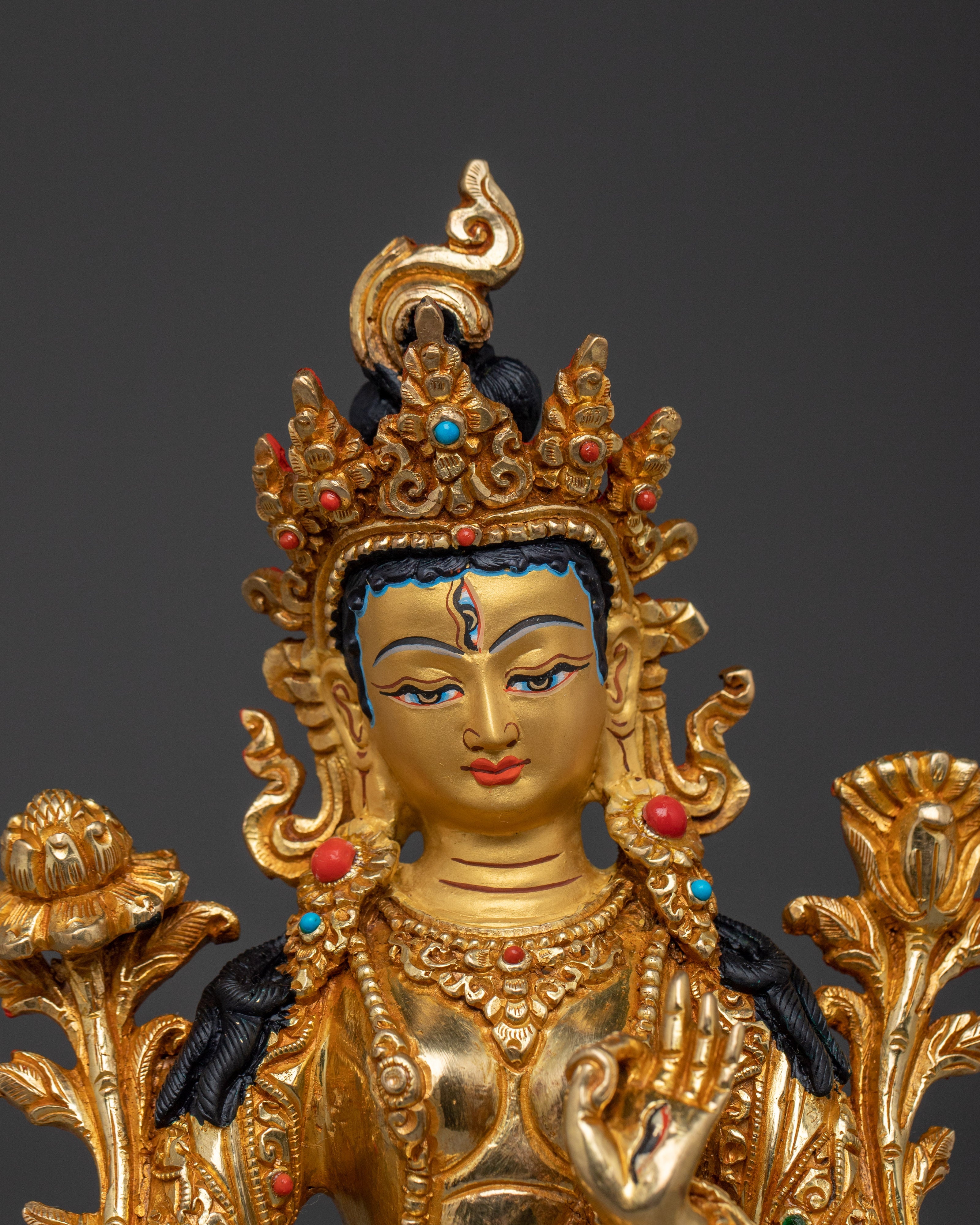 Buddhist Healing Deity White Tara Statue | Sita Tara - Female Buddha of Compassion