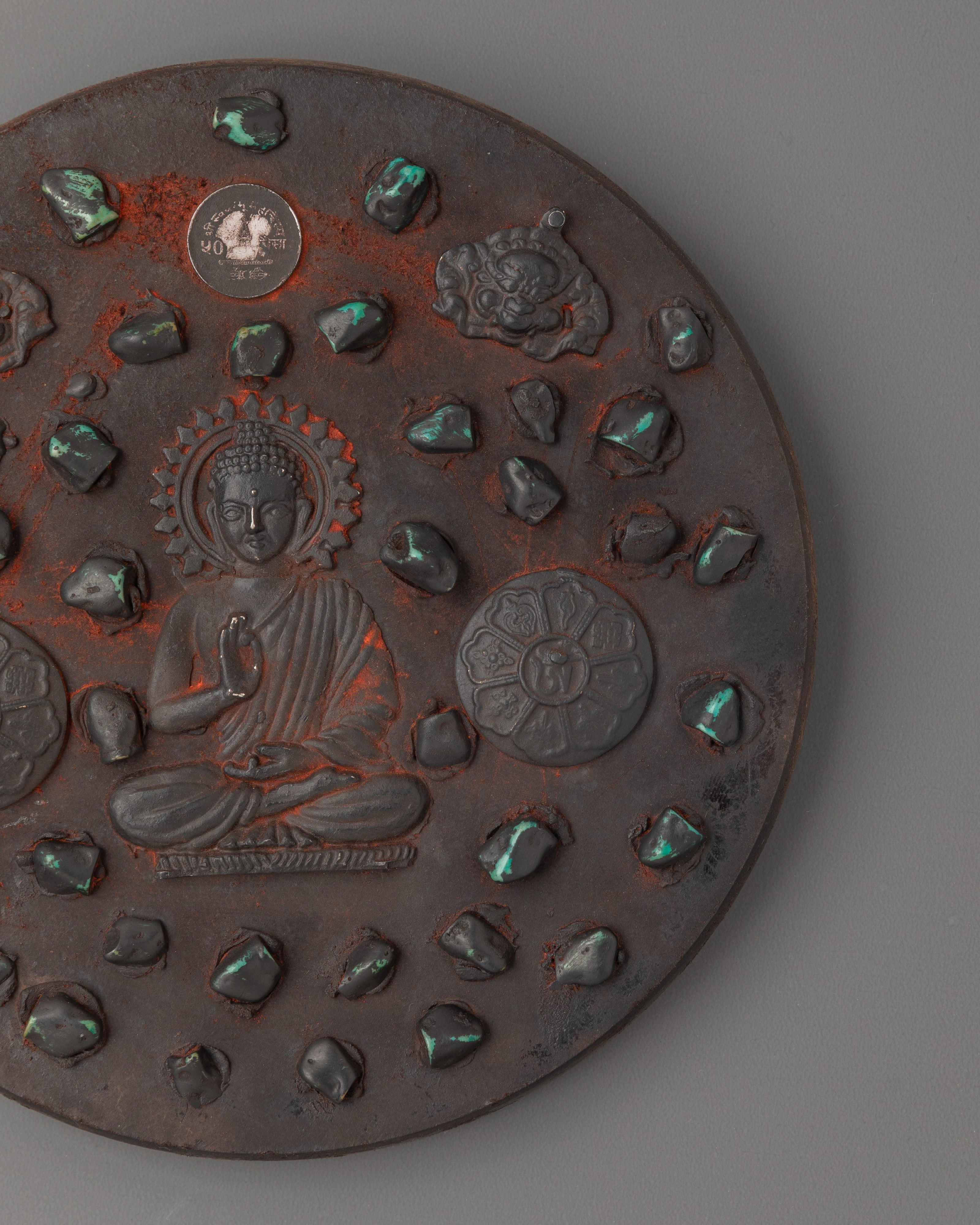 Spiritual Buddha Wall Hanging | Wooden Buddha Decor for Meditation