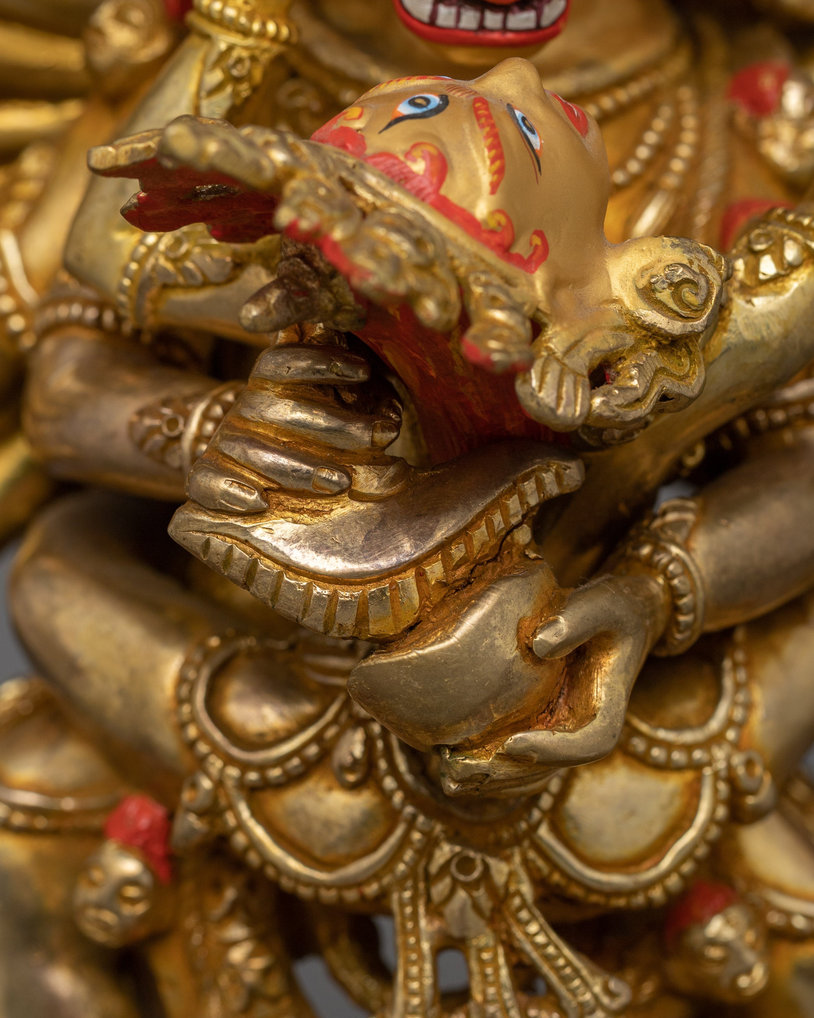 Yamantaka Handmade Statue | Wrathful Deity Sculpture