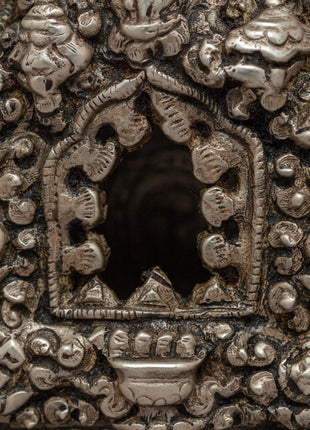 Buddhist Tibetan Prayer Box | Authentic Ghau for Rituals, Meditation, and Protection