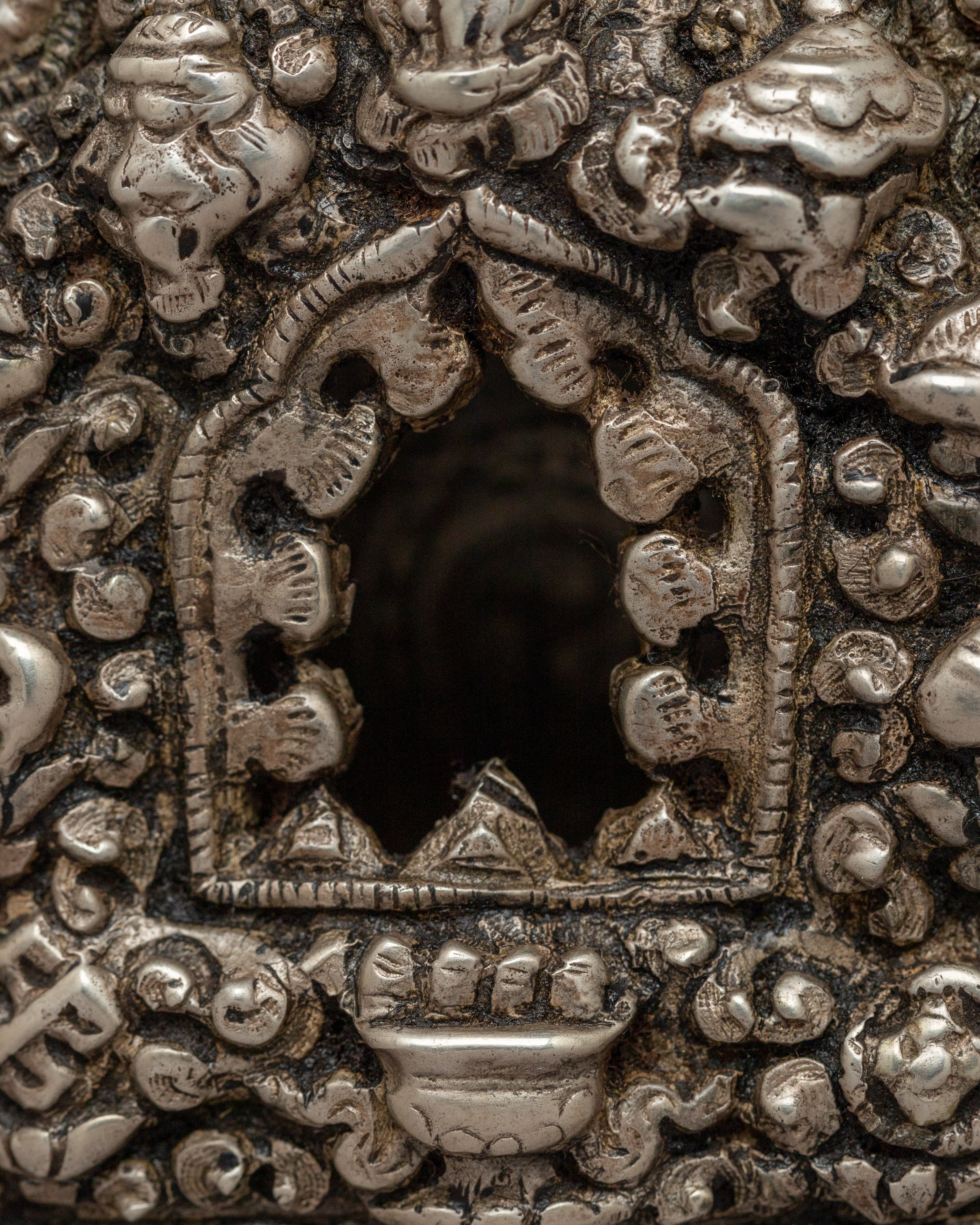 Buddhist Tibetan Prayer Box | Authentic Ghau for Rituals, Meditation, and Protection