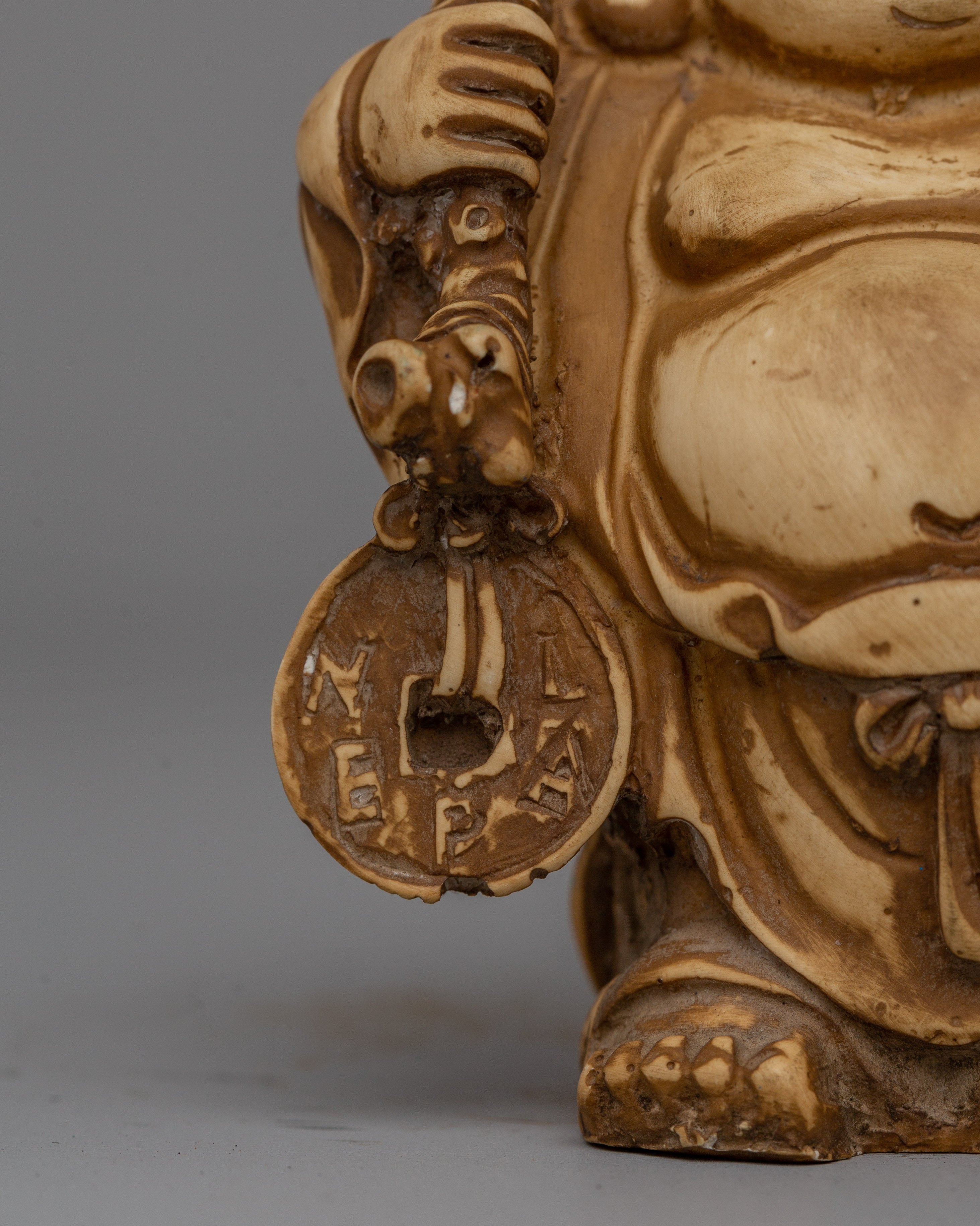Ceramic Laughing Buddha Statue | Spiritual Home Decor