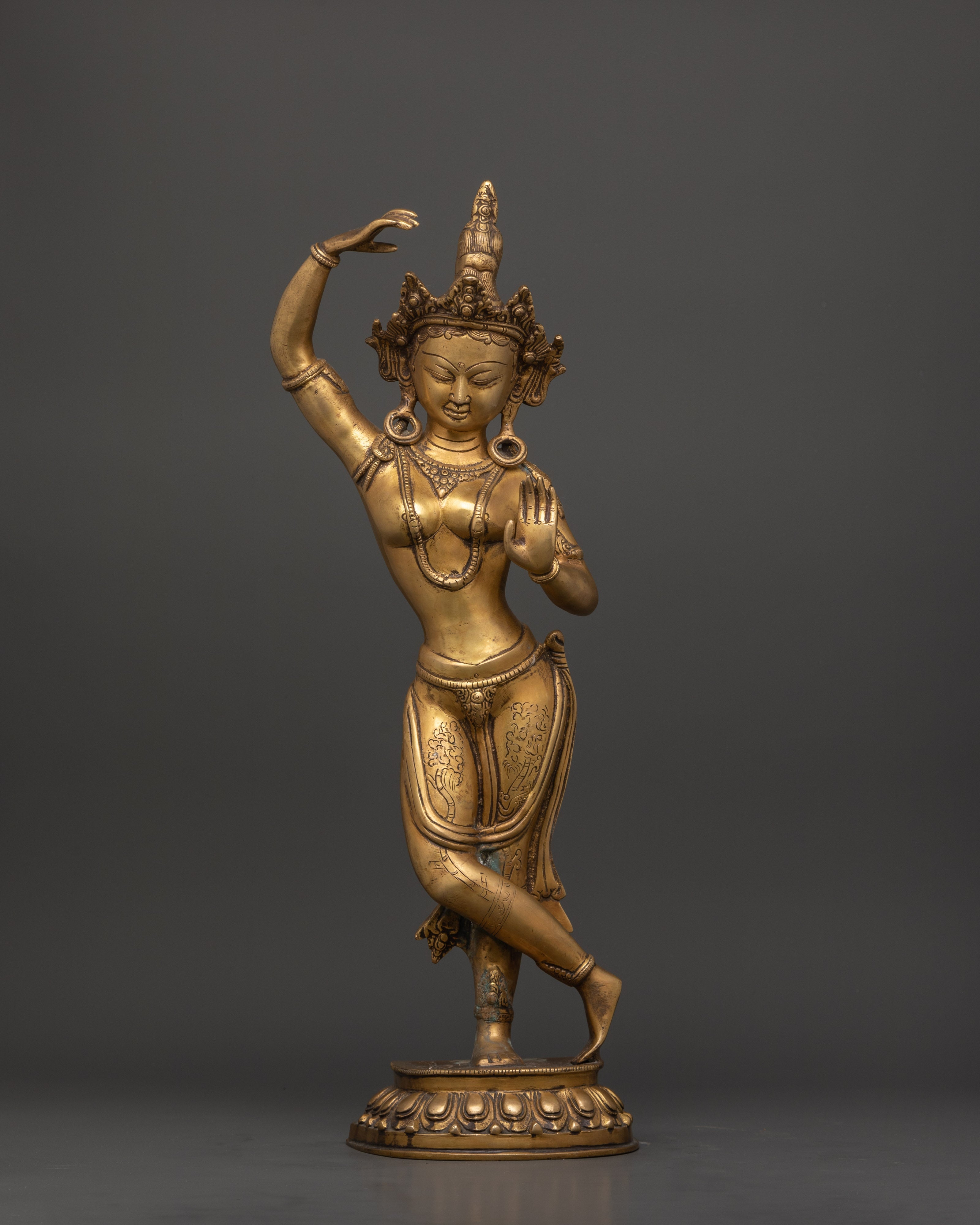 Maya Devi Brass Sculpture